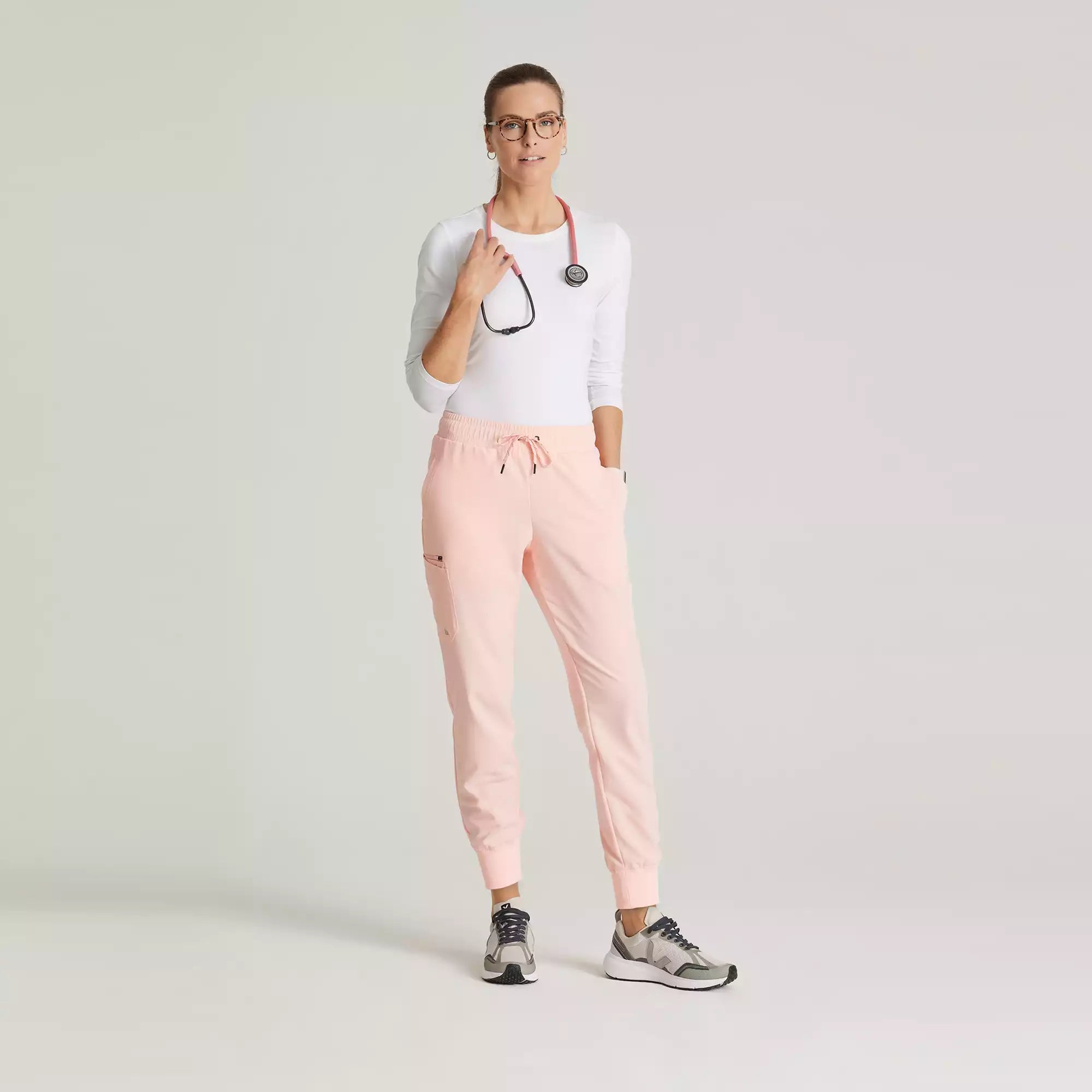 Barco Unify Women's 5 Pocket Elastic Waistband Rib Cuff Jogger | BUP647