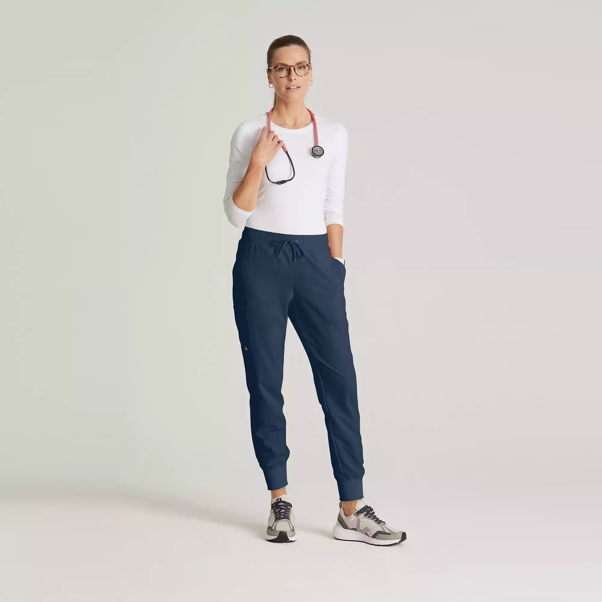 Barco Unify Women's 5 Pocket Elastic Waistband Rib Cuff Jogger | BUP647