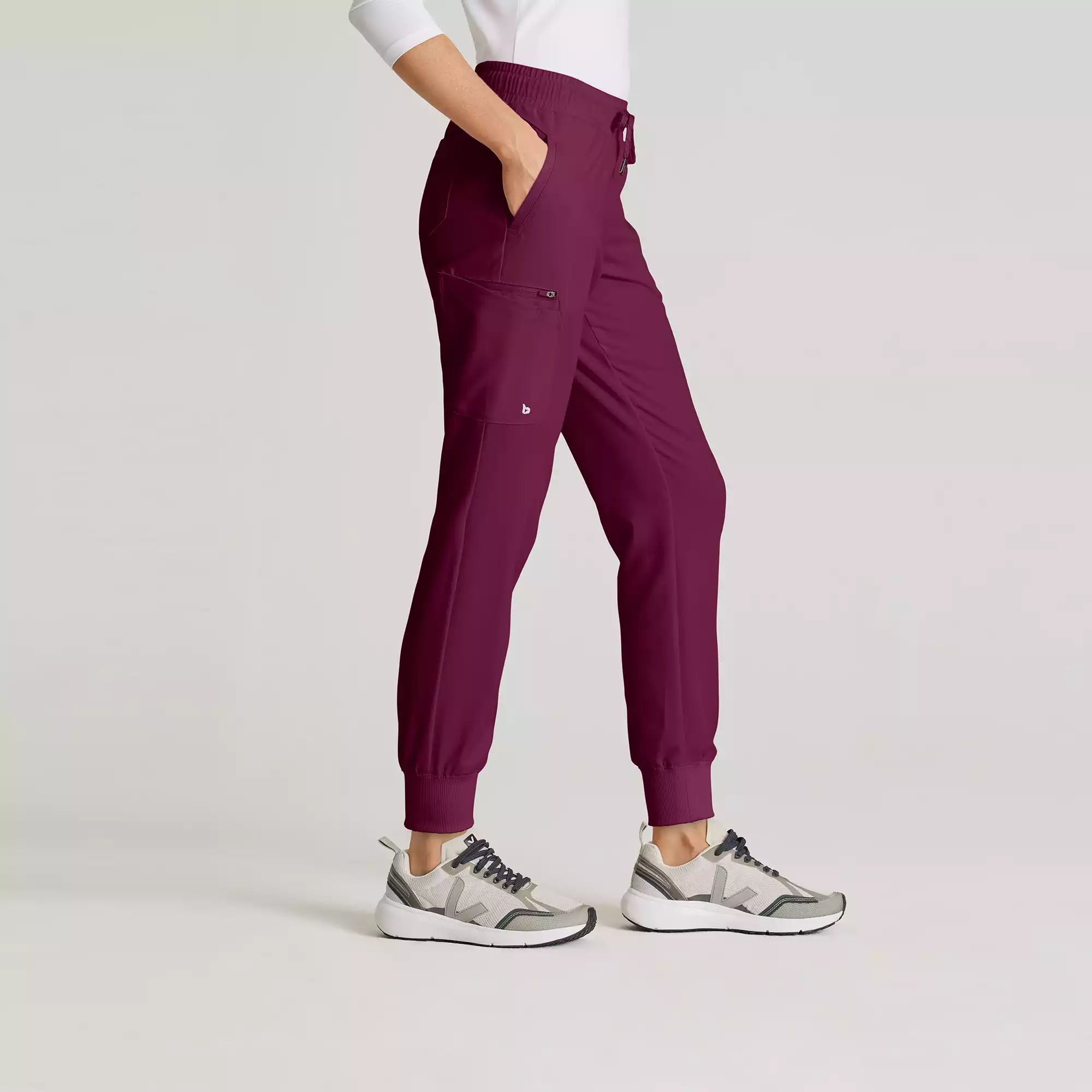 Barco Unify Women's 5 Pocket Elastic Waistband Rib Cuff Jogger | BUP647