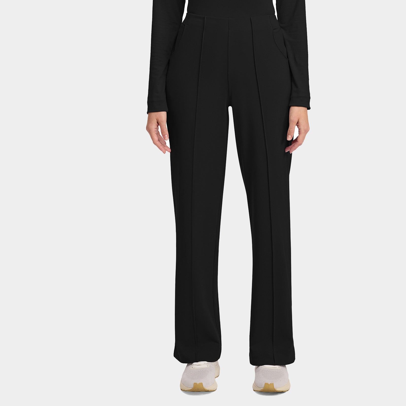 Women’s Pintuck Wide Leg Scrub Pant Regular Length| CK162