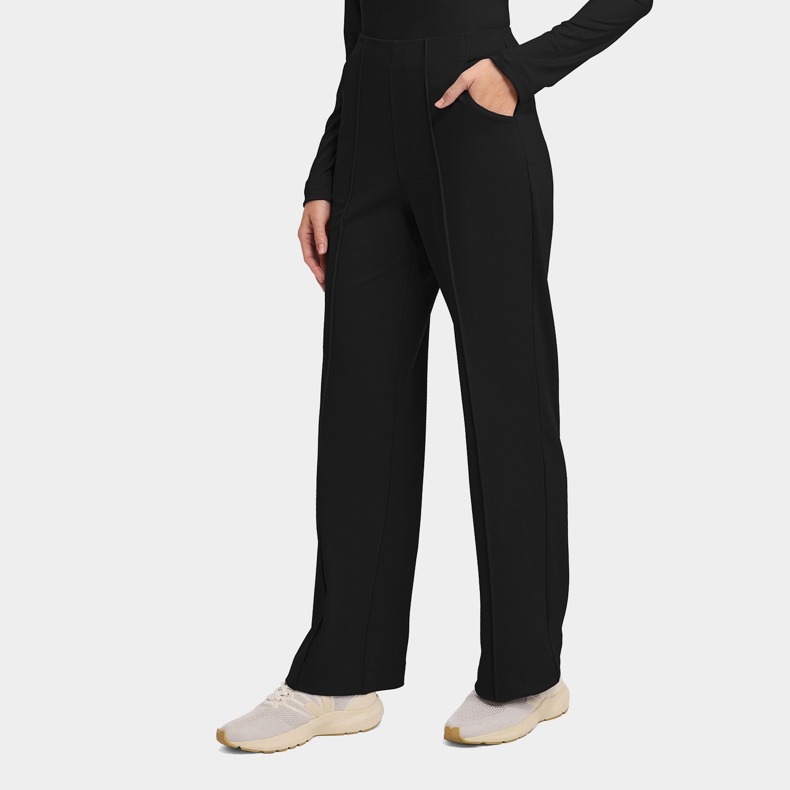 Women’s Pintuck Wide Leg Scrub Pant Regular Length| CK162