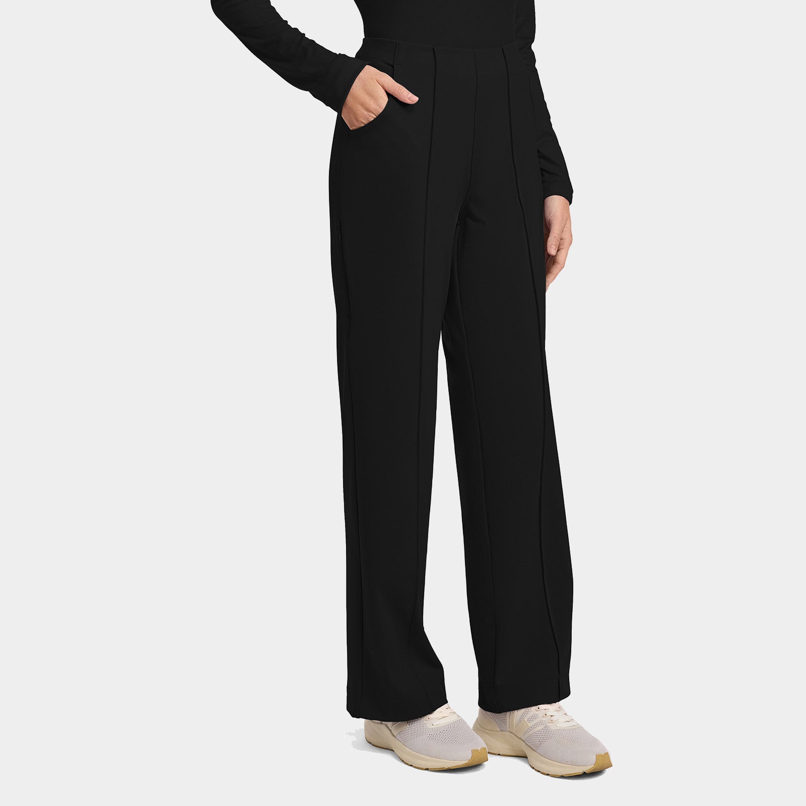 Women’s Pintuck Wide Leg Scrub Pant Regular Length| CK162