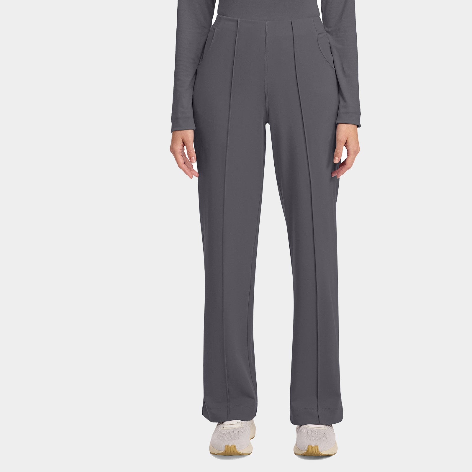 Women’s Pintuck Wide Leg Scrub Pant Regular Length| CK162
