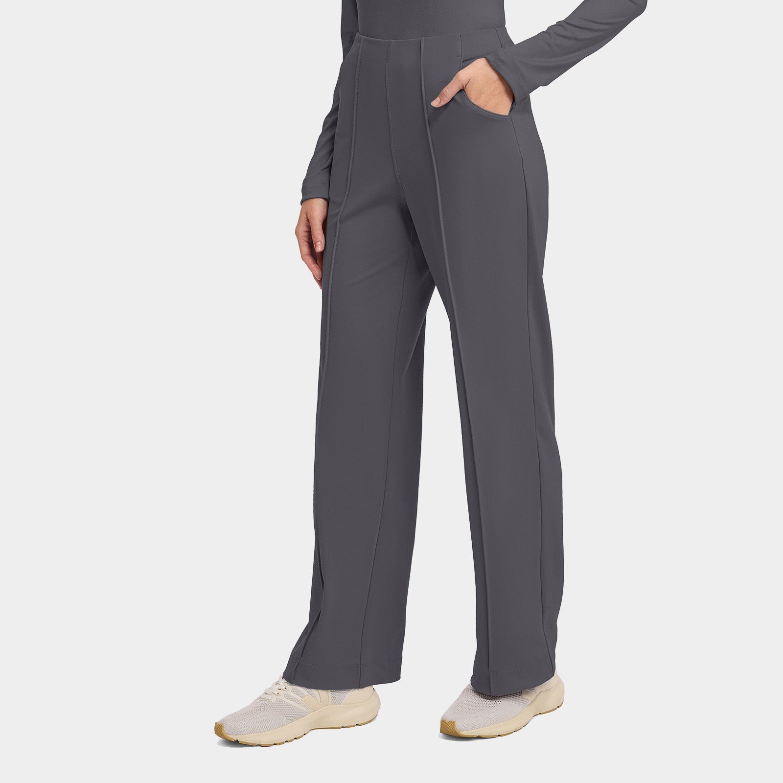 Women’s Pintuck Wide Leg Scrub Pant Regular Length| CK162