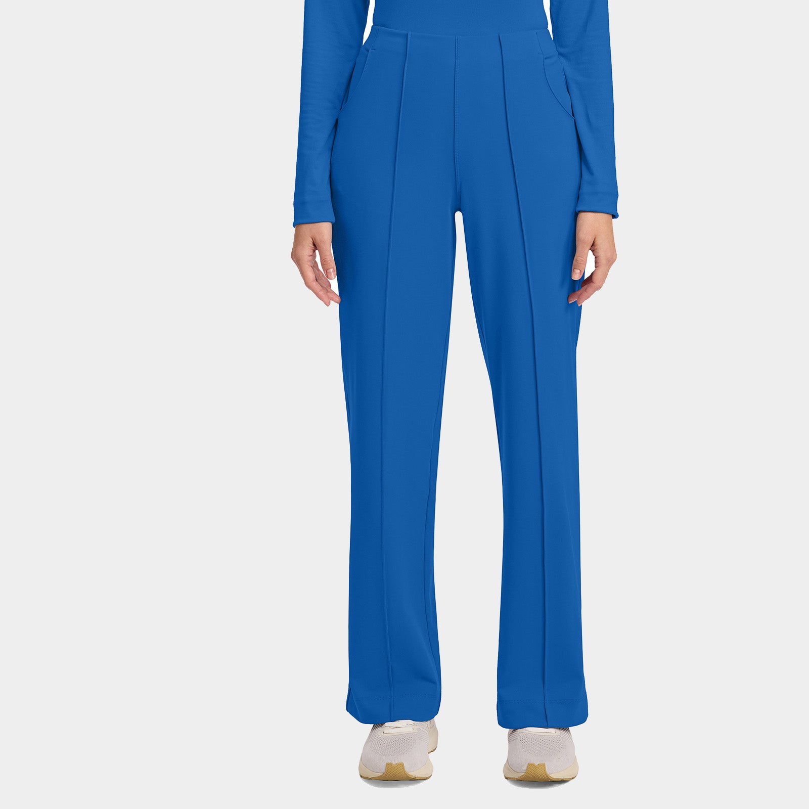 Women’s Pintuck Wide Leg Scrub Pant Regular Length| CK162