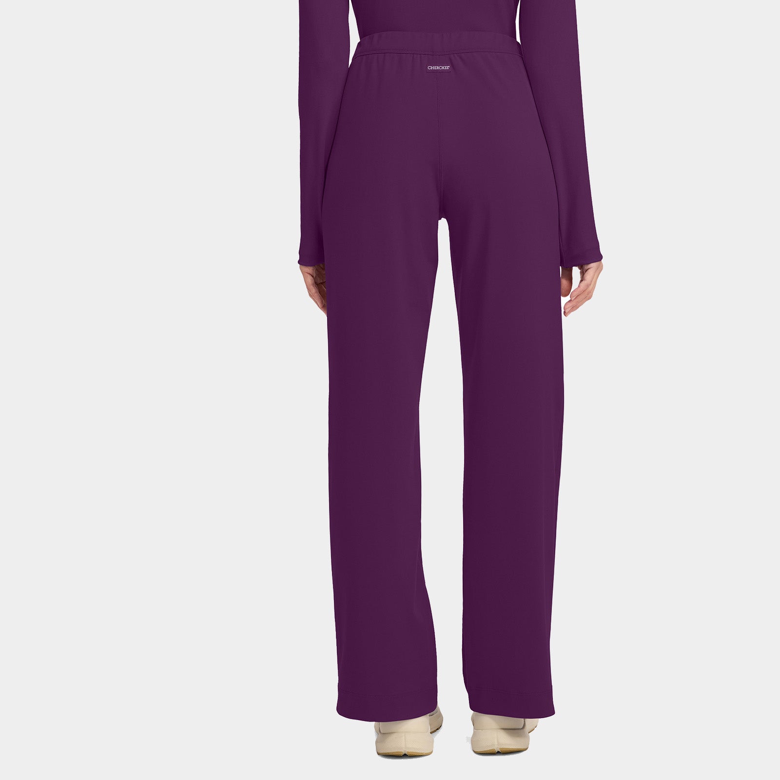 Women’s Pintuck Wide Leg Scrub Pant Petite Length | CK162P