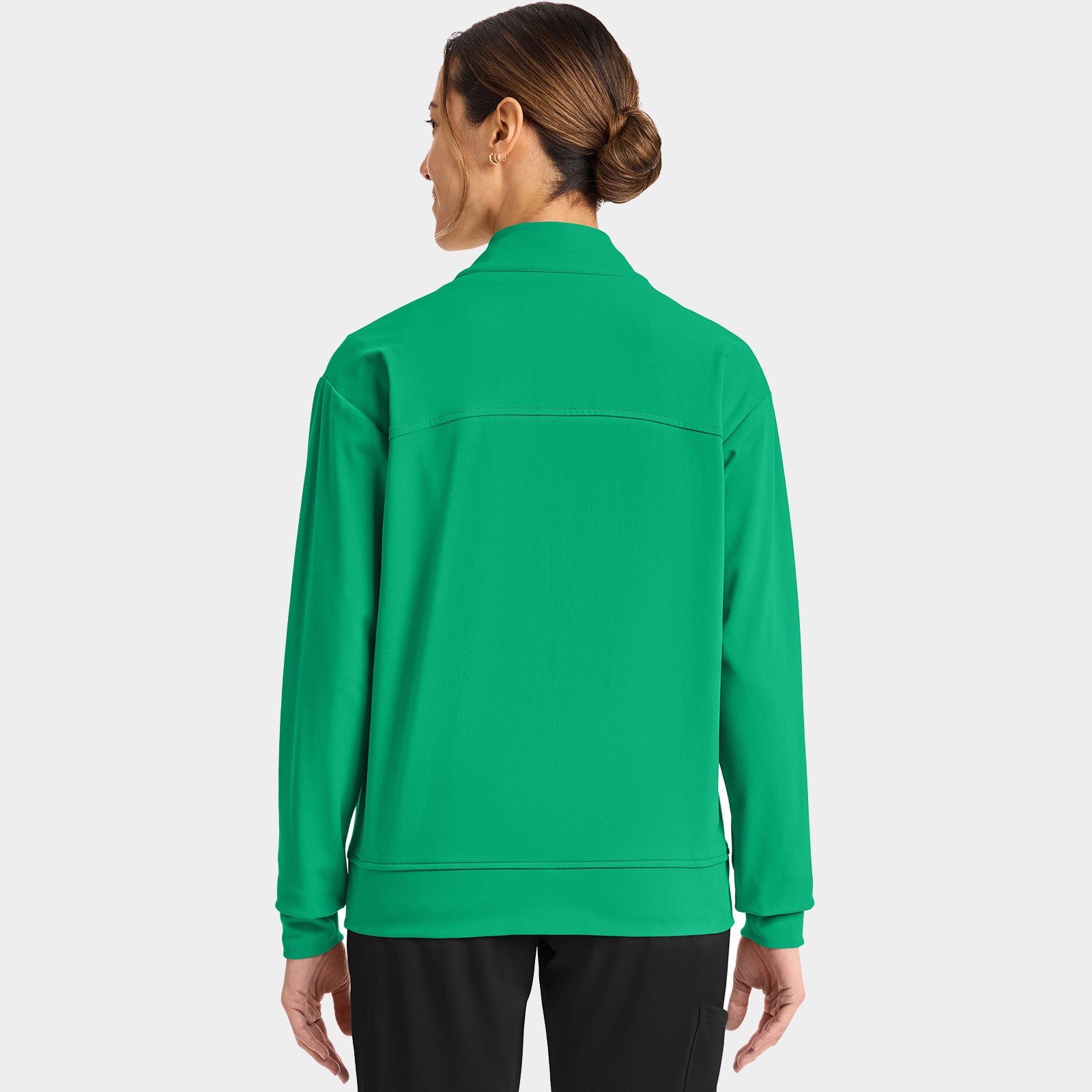 Women’s Shawl Collar Scrub Jacket | CK353