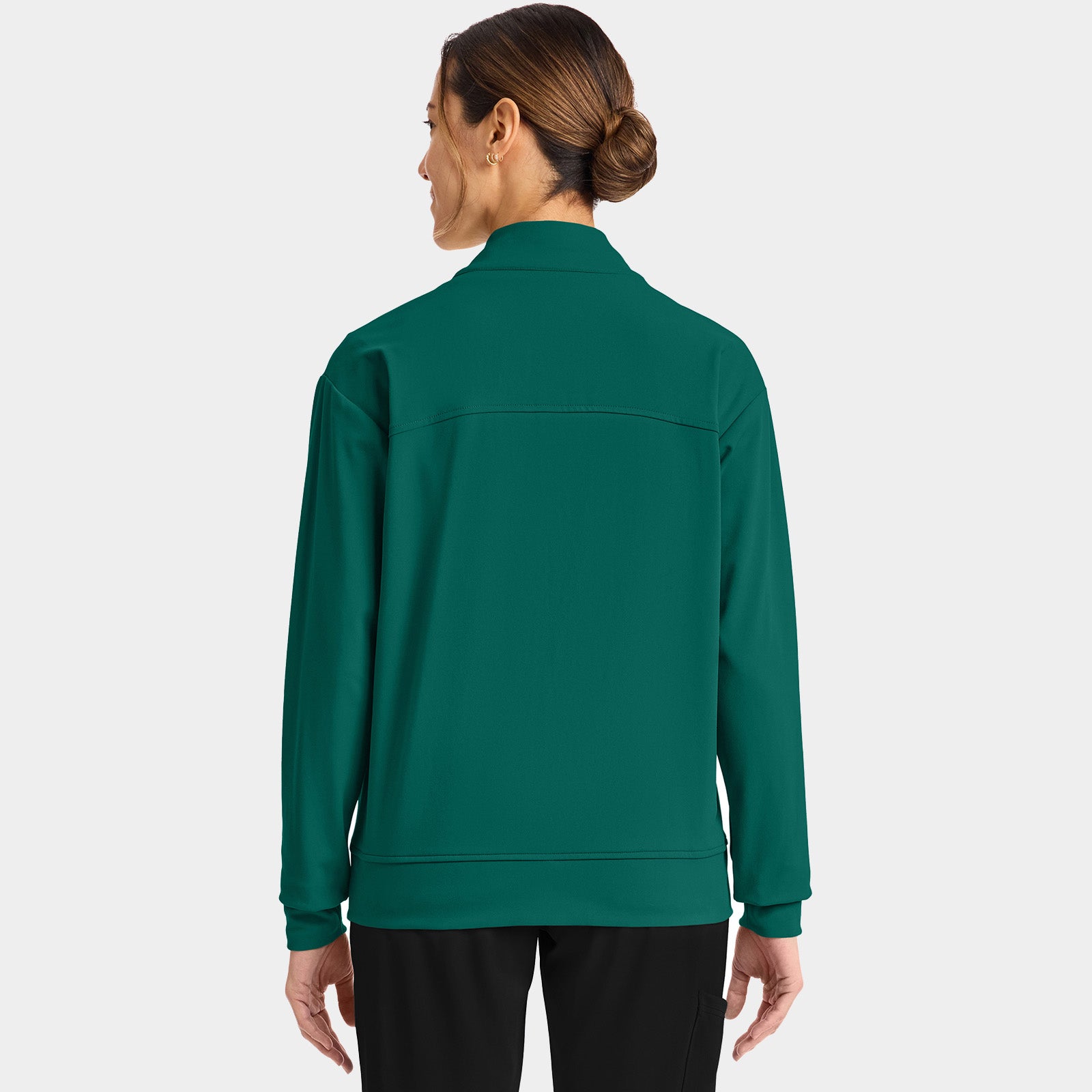Women’s Shawl Collar Scrub Jacket | CK353