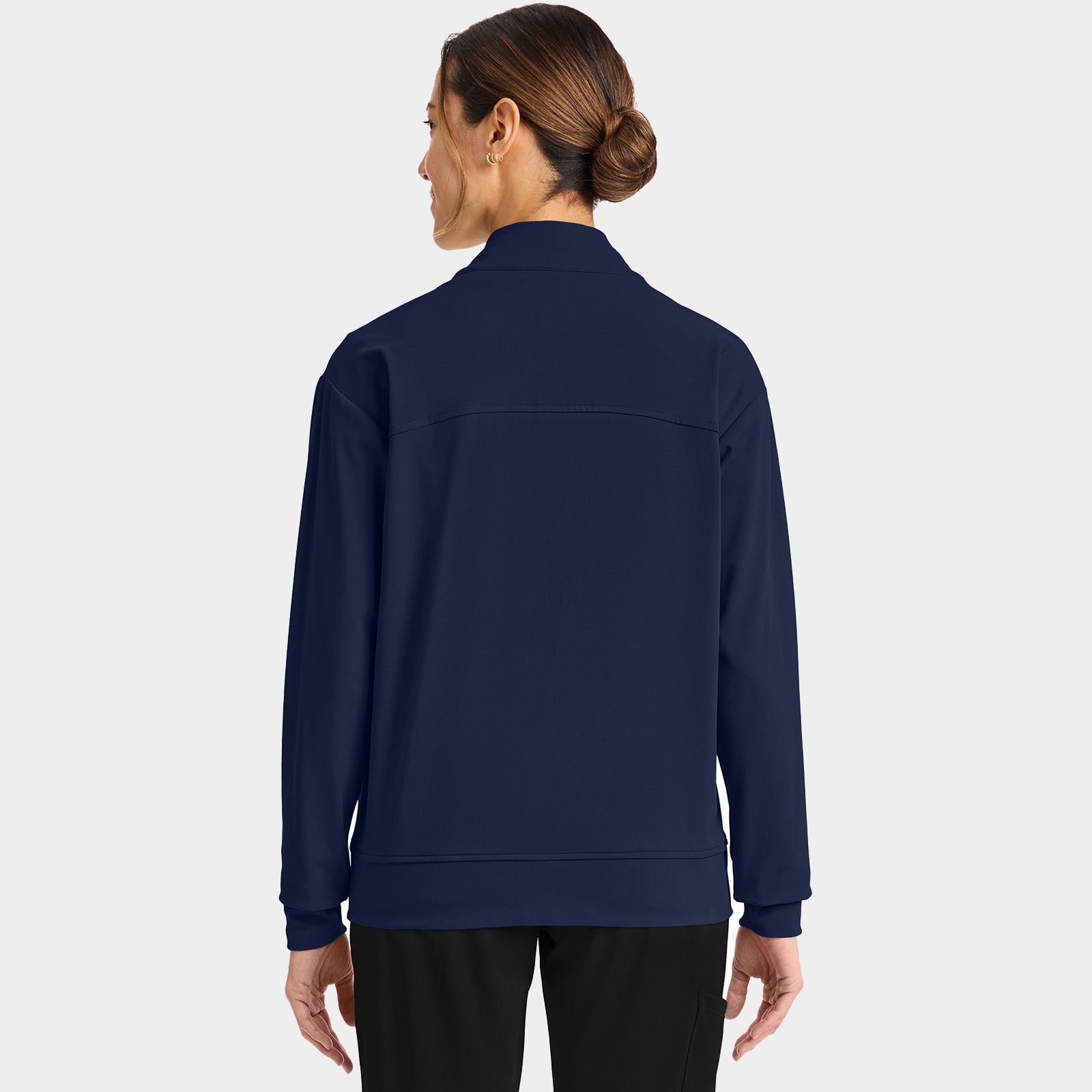 Women’s Shawl Collar Scrub Jacket | CK353