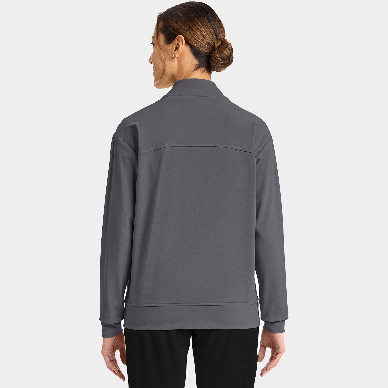 Women’s Shawl Collar Scrub Jacket | CK353