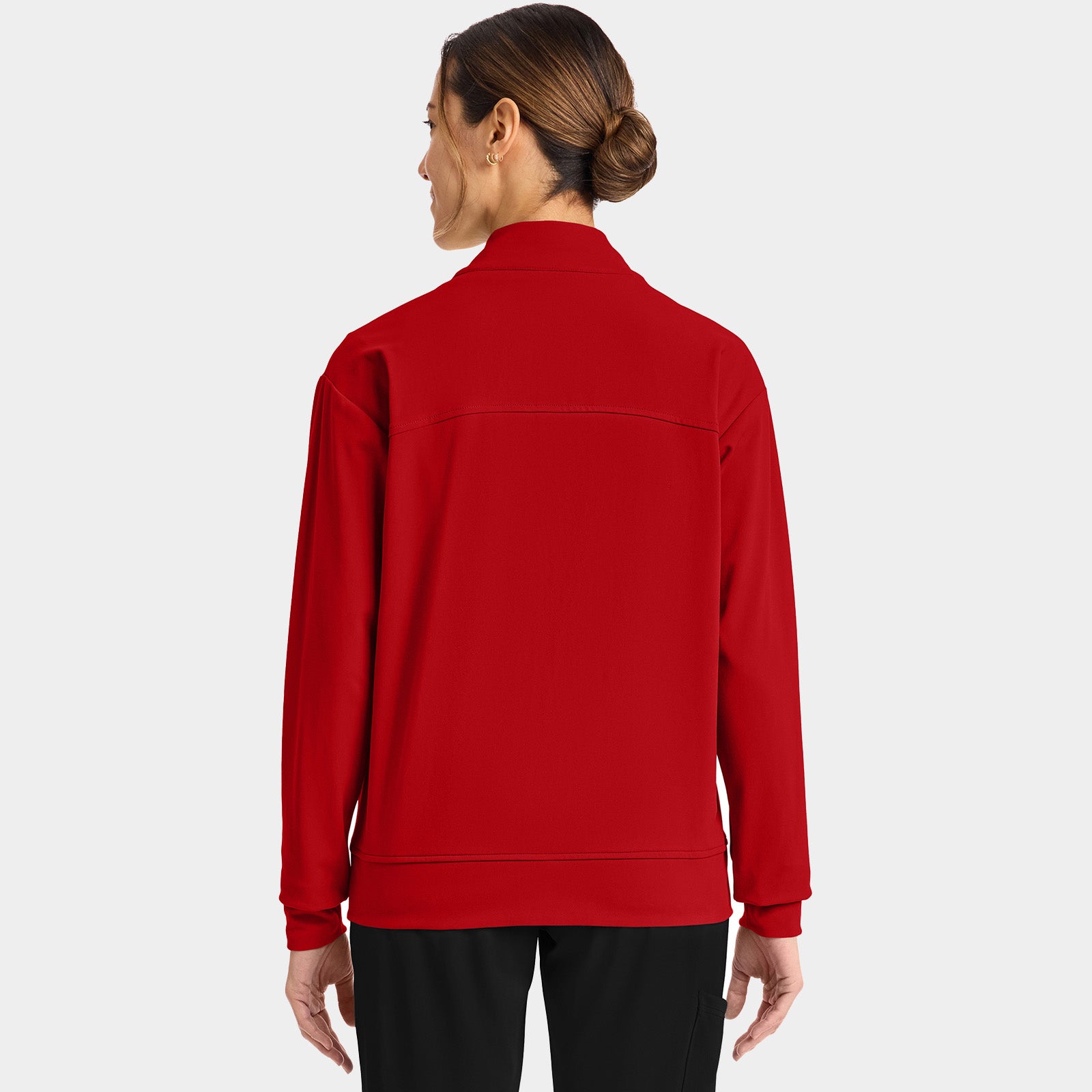 Women’s Shawl Collar Scrub Jacket | CK353