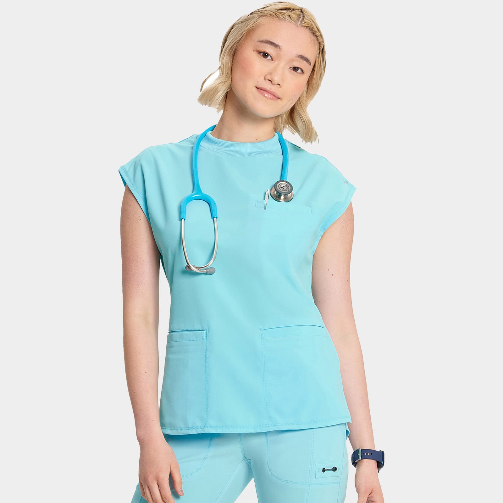 Mock Neck Top | CK742A