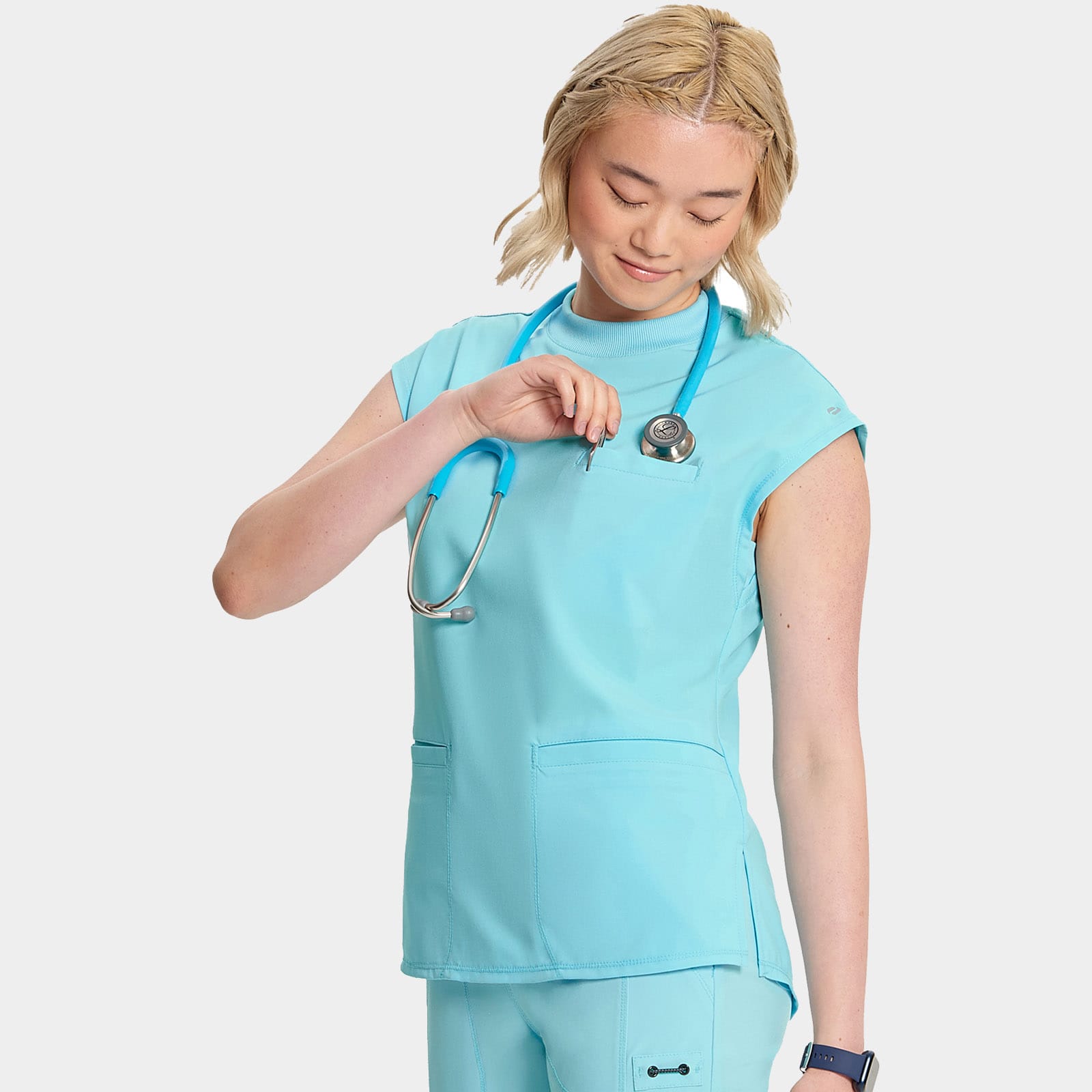 Mock Neck Top | CK742A