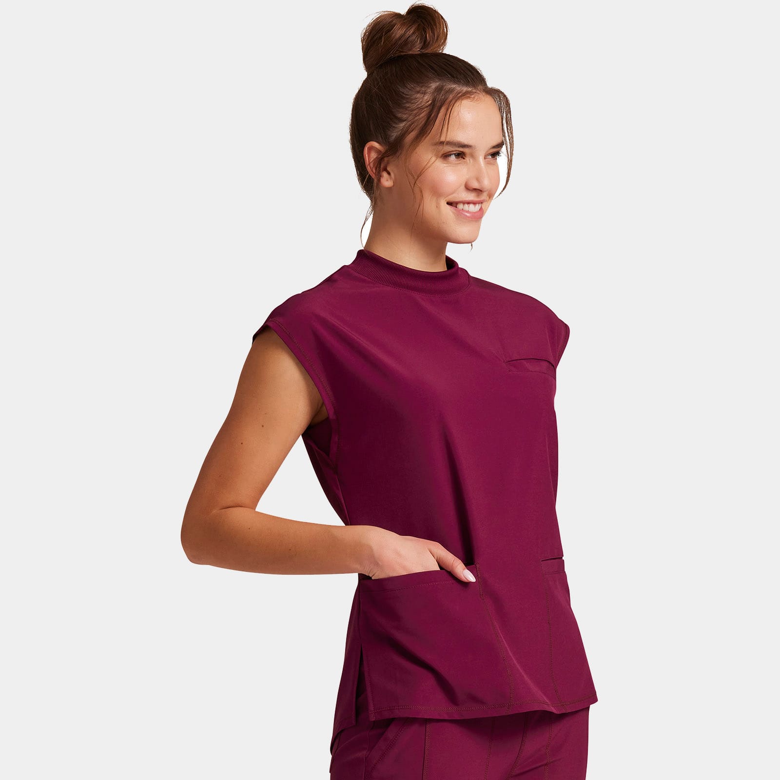 Mock Neck Top | CK742A