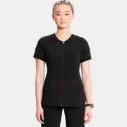 Zip Front V-Neck Top | CK810A