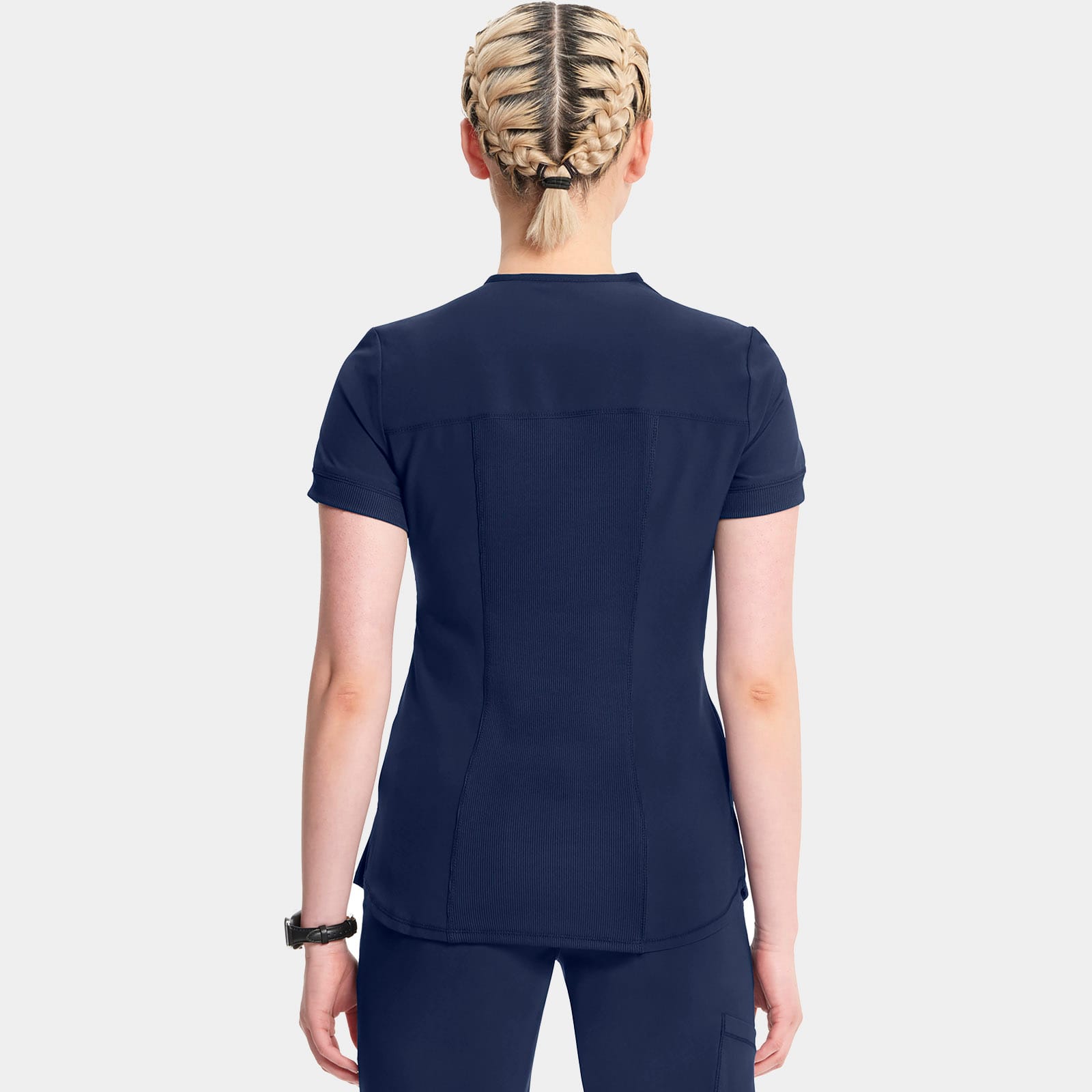 Zip Front V-Neck Top | CK810A