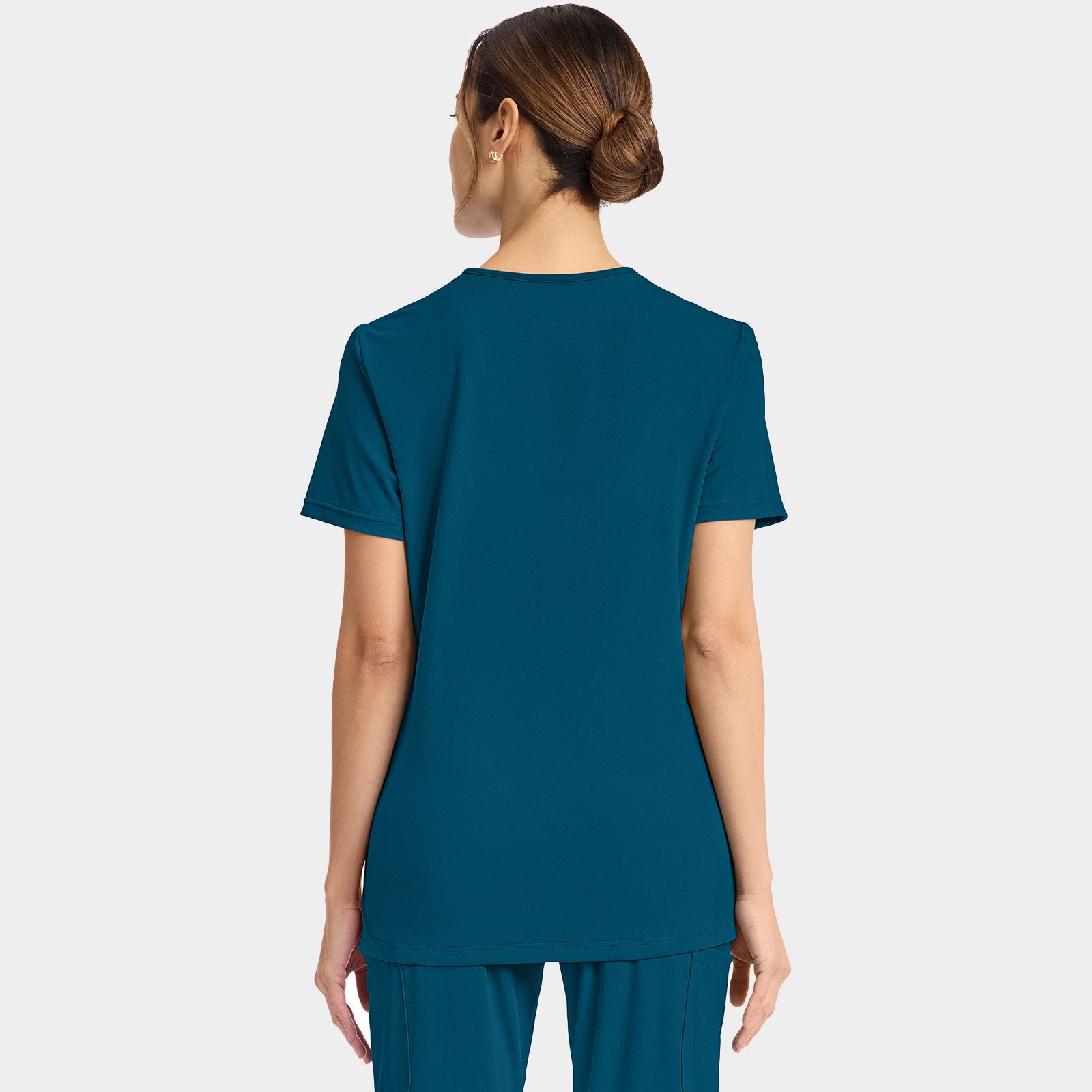 Women's 2-Pocket V-Neck Top | CK832