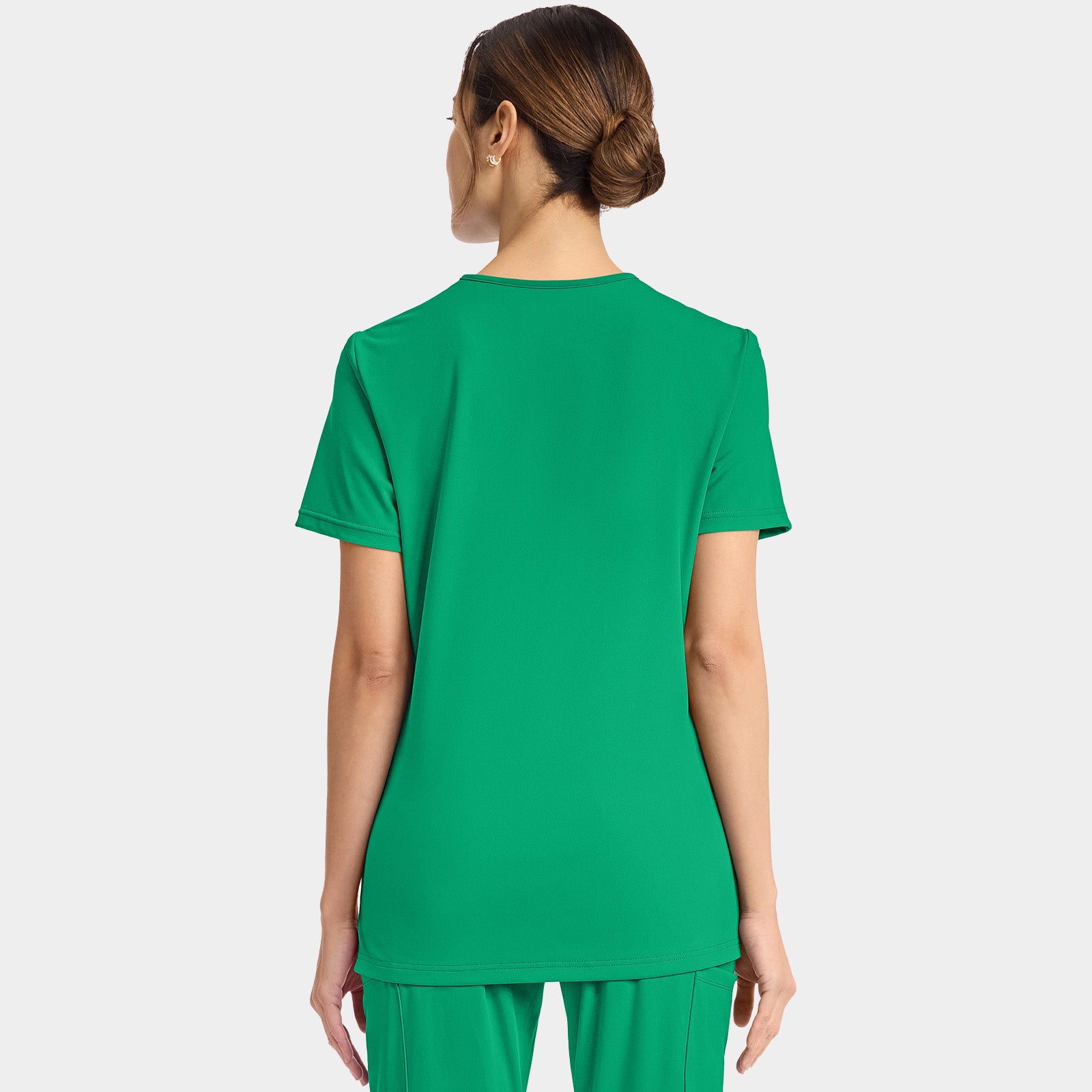 Women's 2-Pocket V-Neck Top | CK832
