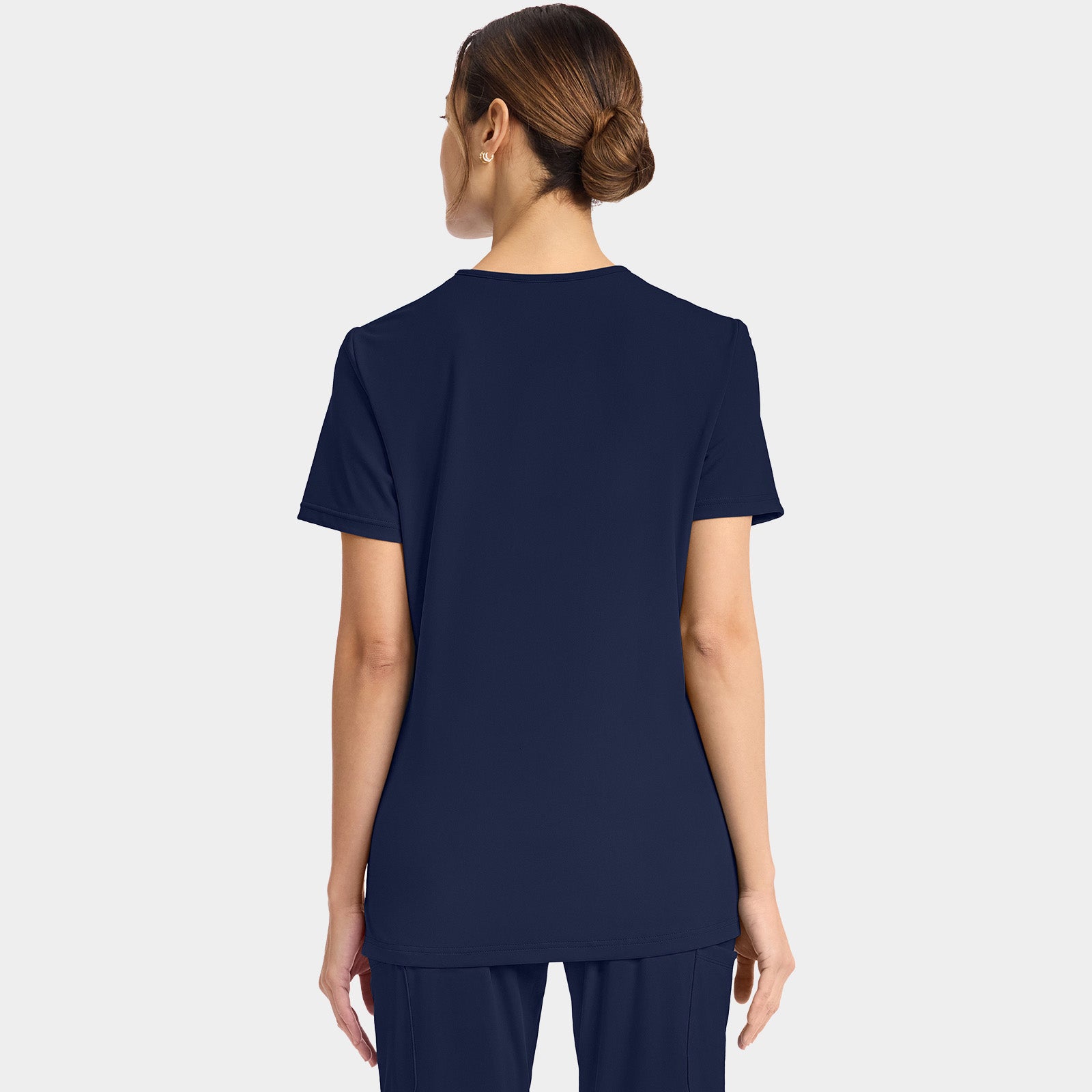 Women's 2-Pocket V-Neck Top | CK832