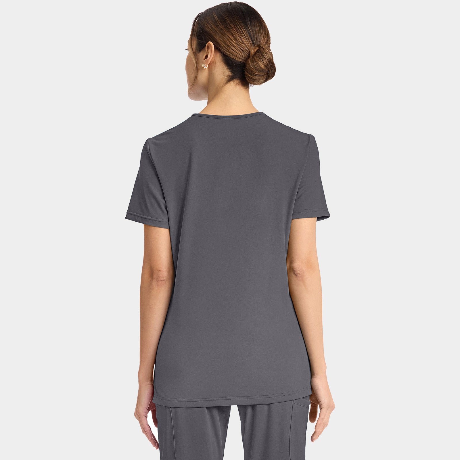 Women's 2-Pocket V-Neck Top | CK832