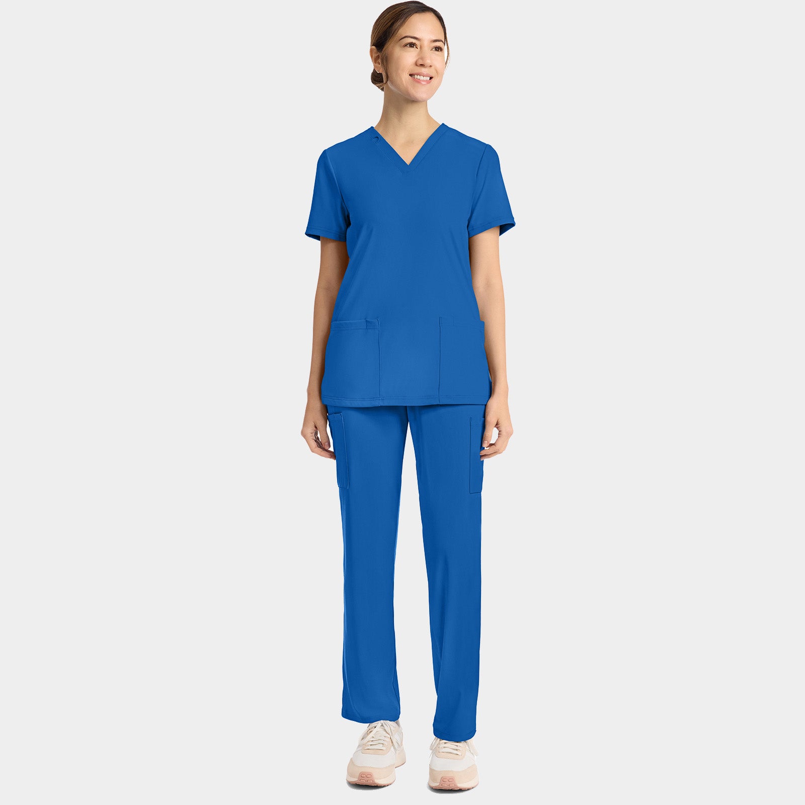 Women's 2-Pocket V-Neck Top | CK832