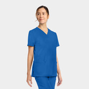 Women's 2-Pocket V-Neck Top | CK832