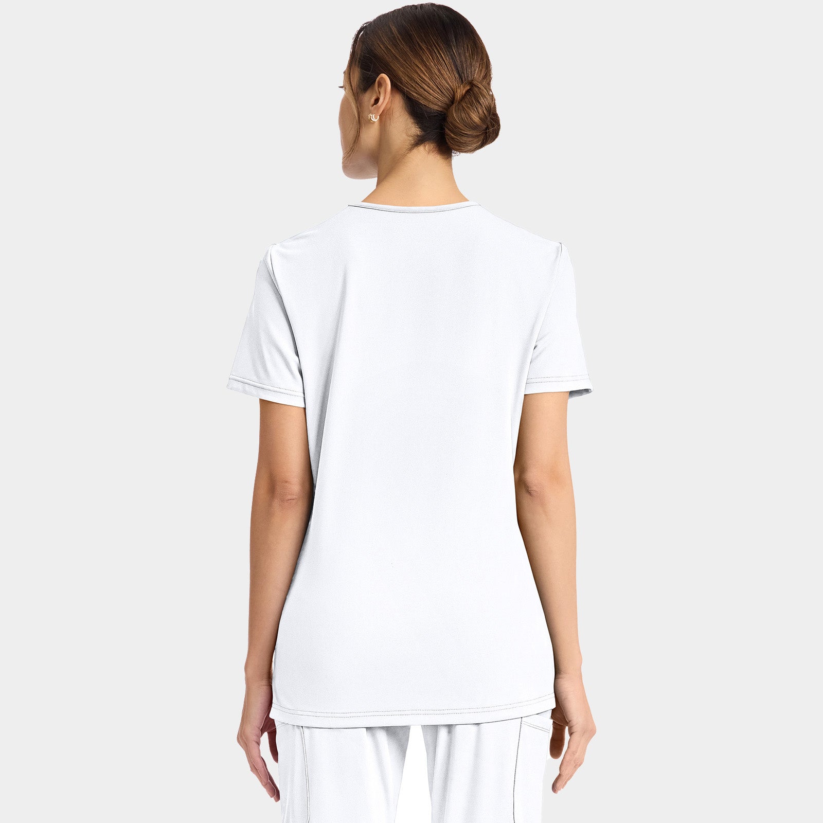 Women's 2-Pocket V-Neck Top | CK832