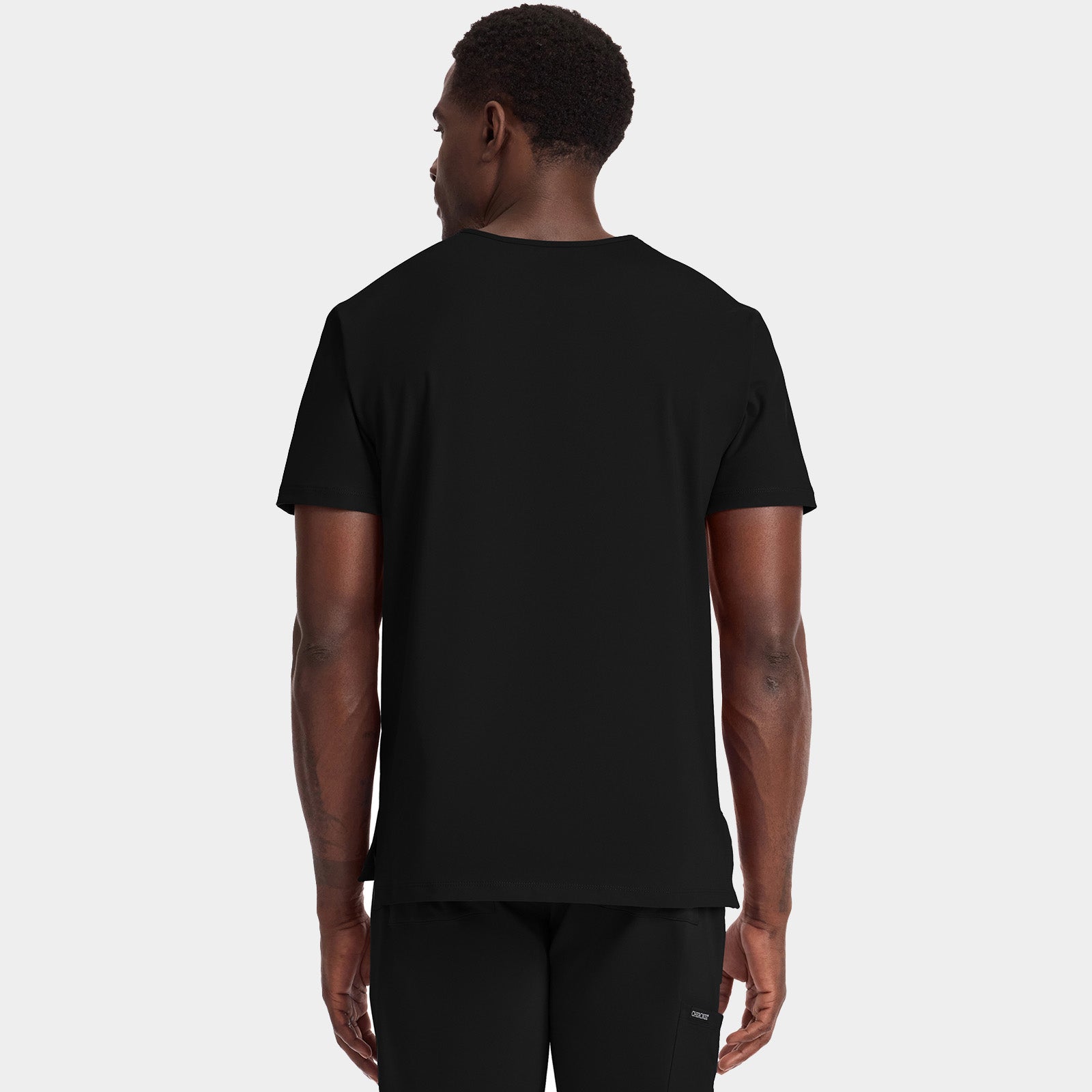 Men’s Tuck-In Chest Pocket V-Neck Scrub Top | CK834