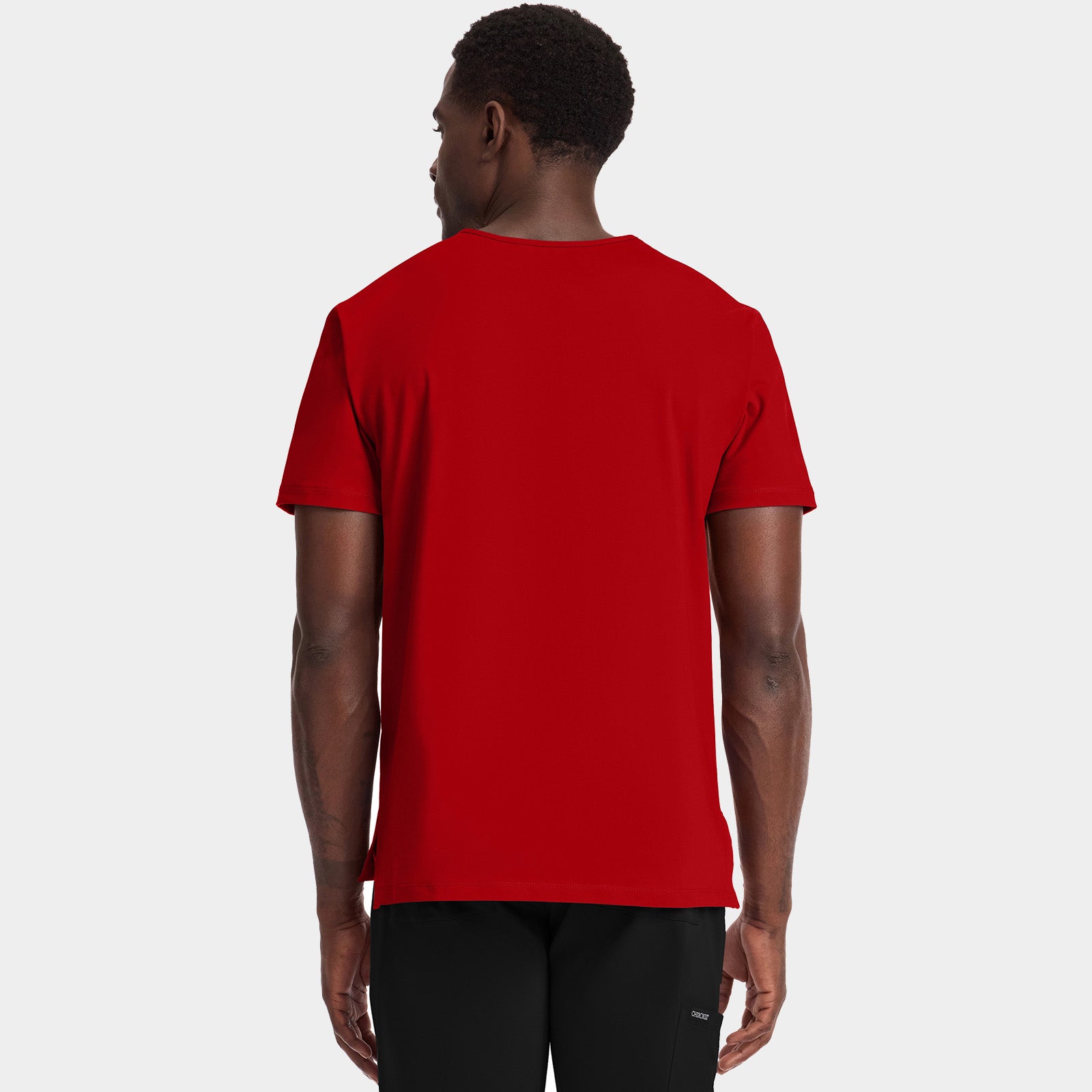 Men’s Tuck-In Chest Pocket V-Neck Scrub Top | CK834