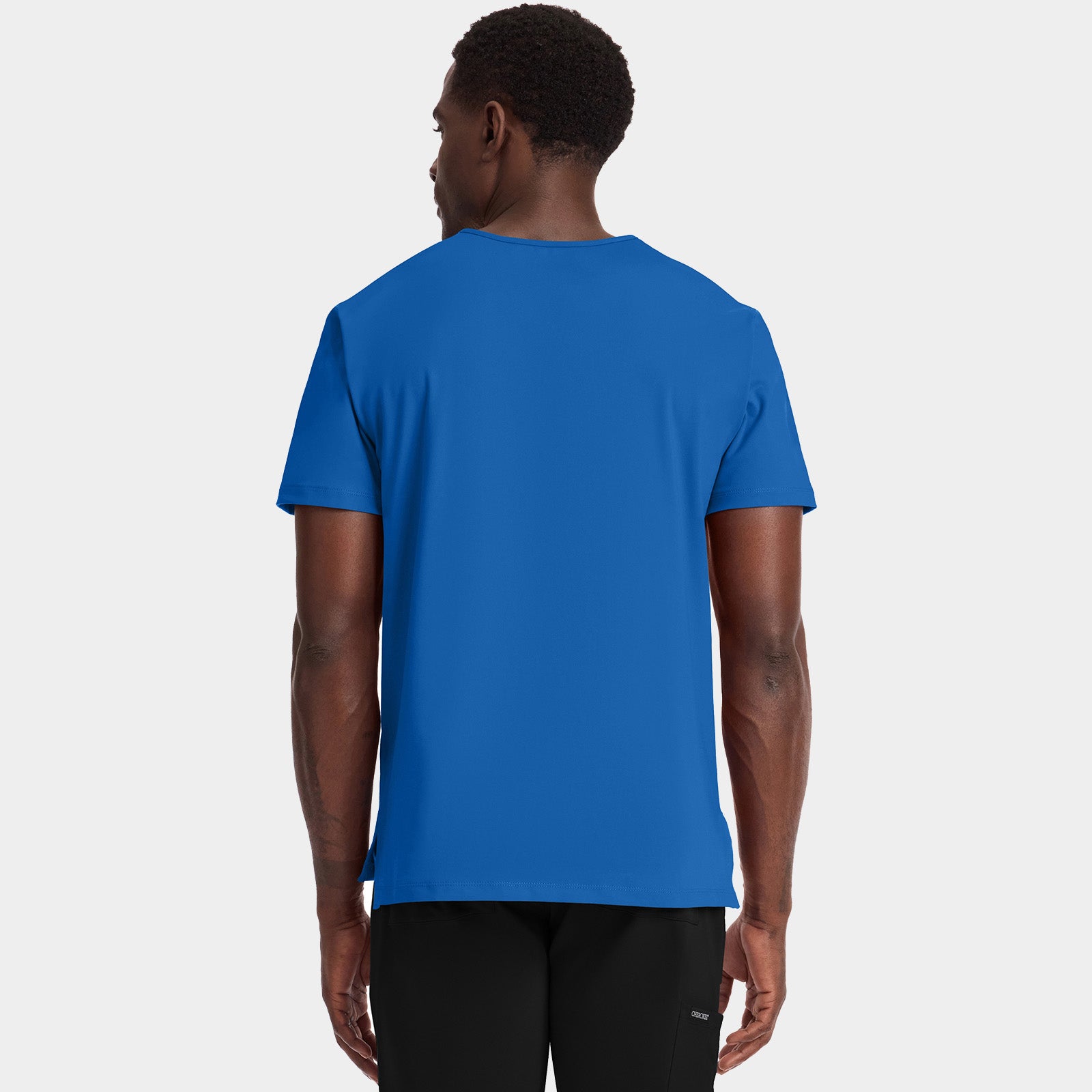 Men’s Tuck-In Chest Pocket V-Neck Scrub Top | CK834