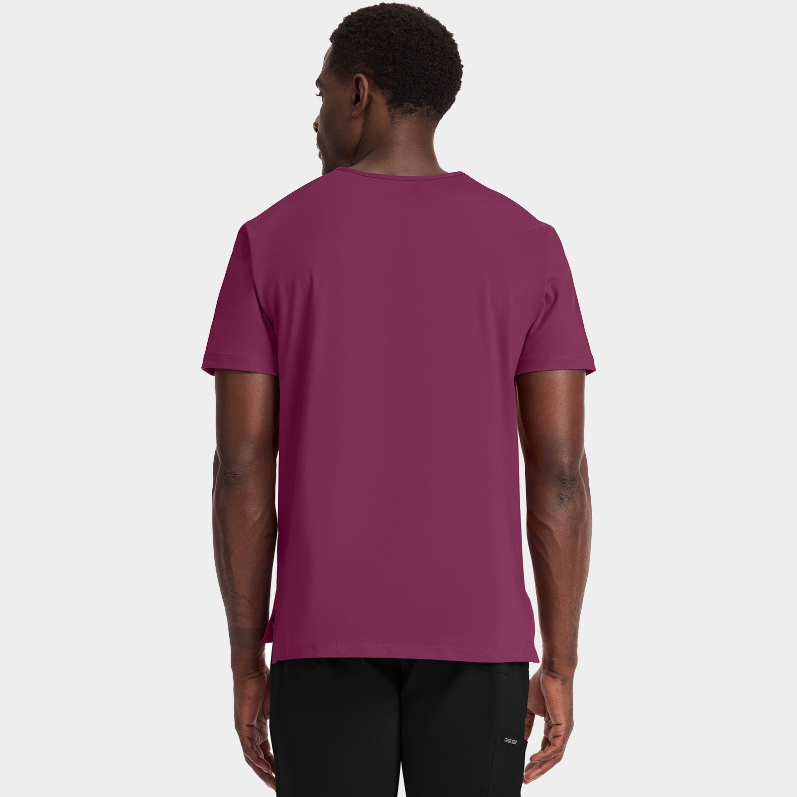 Men’s Tuck-In Chest Pocket V-Neck Scrub Top | CK834