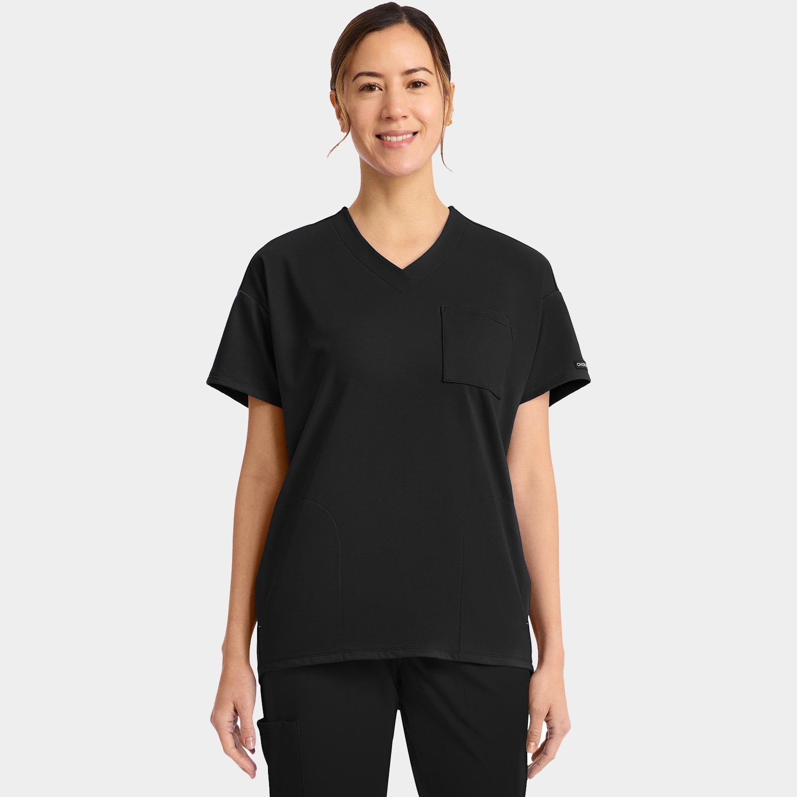 Women’s V-Neck Tunic Scrub Top | CK863