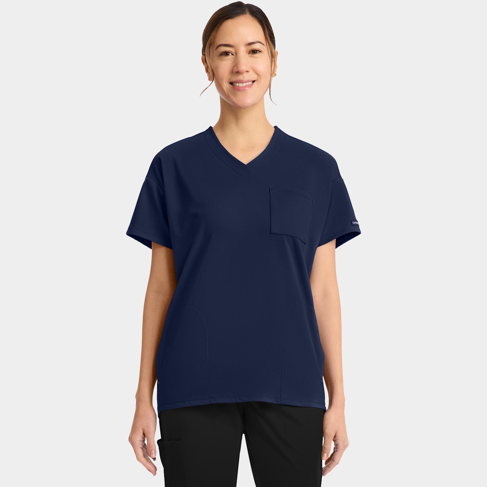 Women’s V-Neck Tunic Scrub Top | CK863