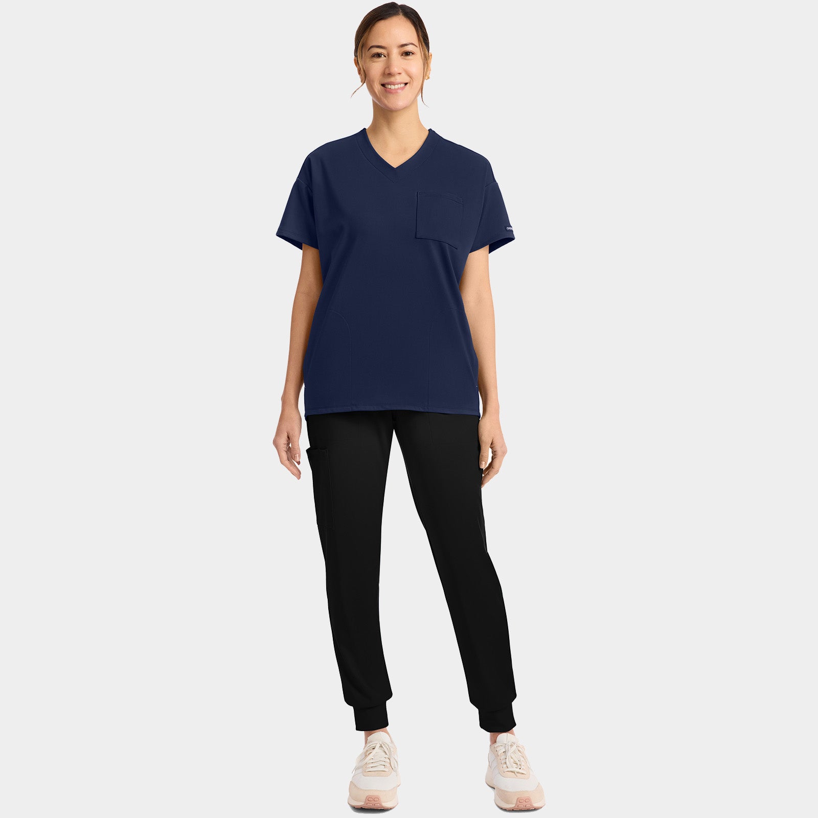 Women’s V-Neck Tunic Scrub Top | CK863
