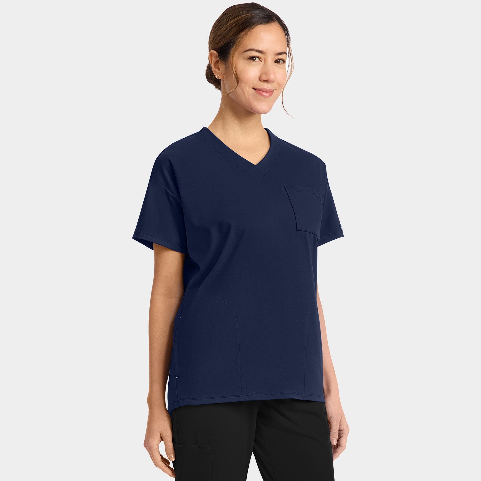 Women’s V-Neck Tunic Scrub Top | CK863