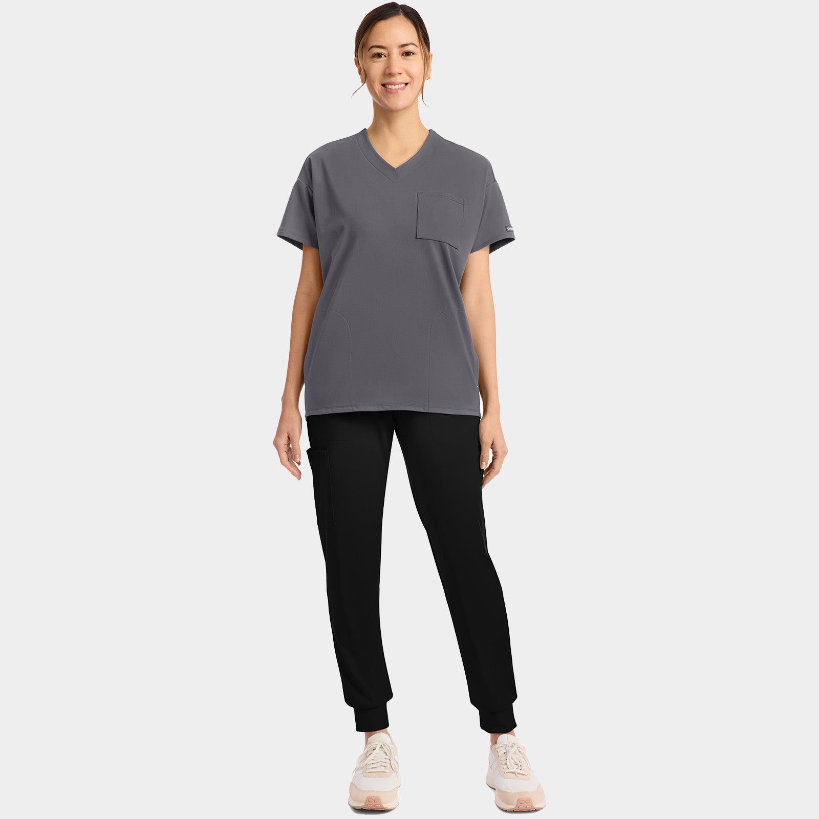 Women’s V-Neck Tunic Scrub Top | CK863