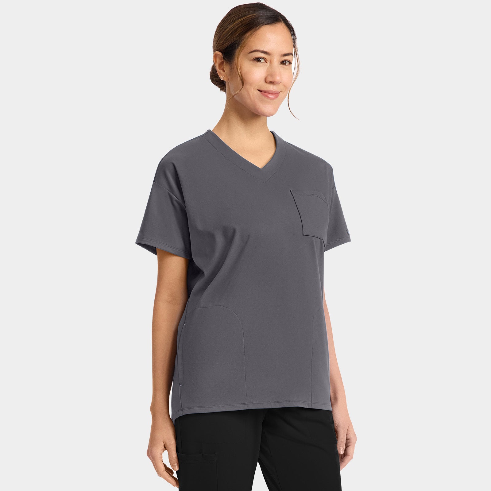Women’s V-Neck Tunic Scrub Top | CK863