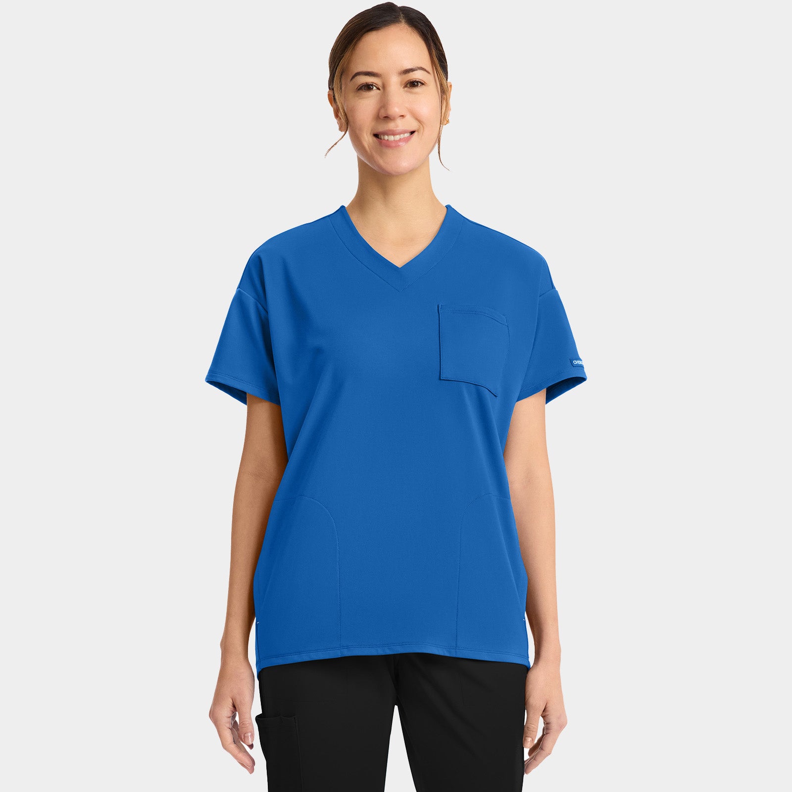 Women’s V-Neck Tunic Scrub Top | CK863