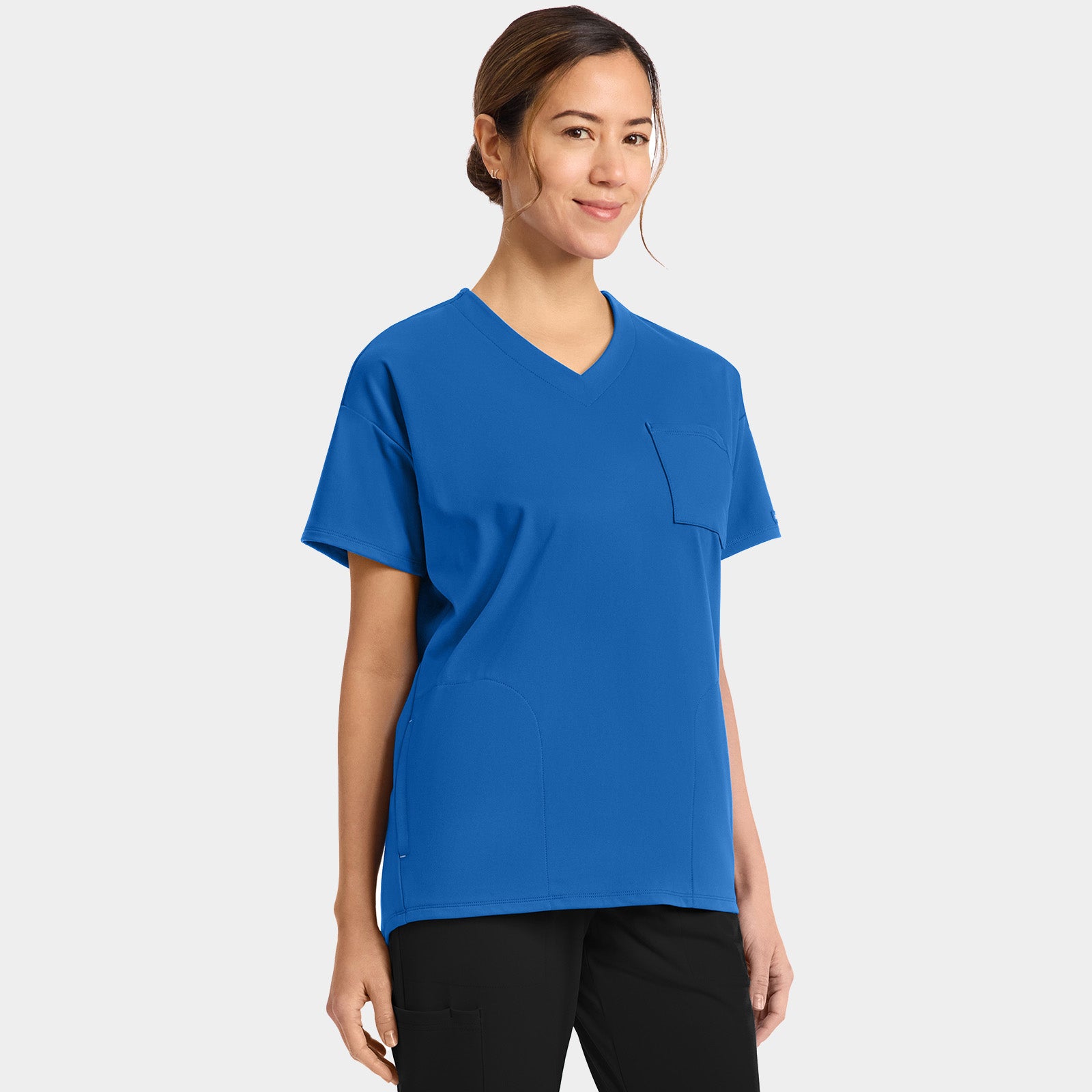Women’s V-Neck Tunic Scrub Top | CK863