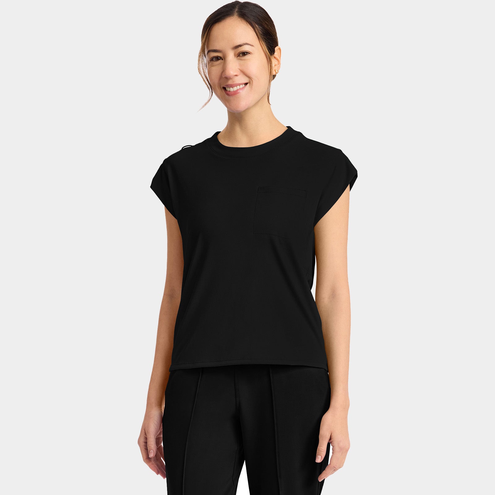 Women’s Tuck-In Crew Neck Scrub Top | CK936