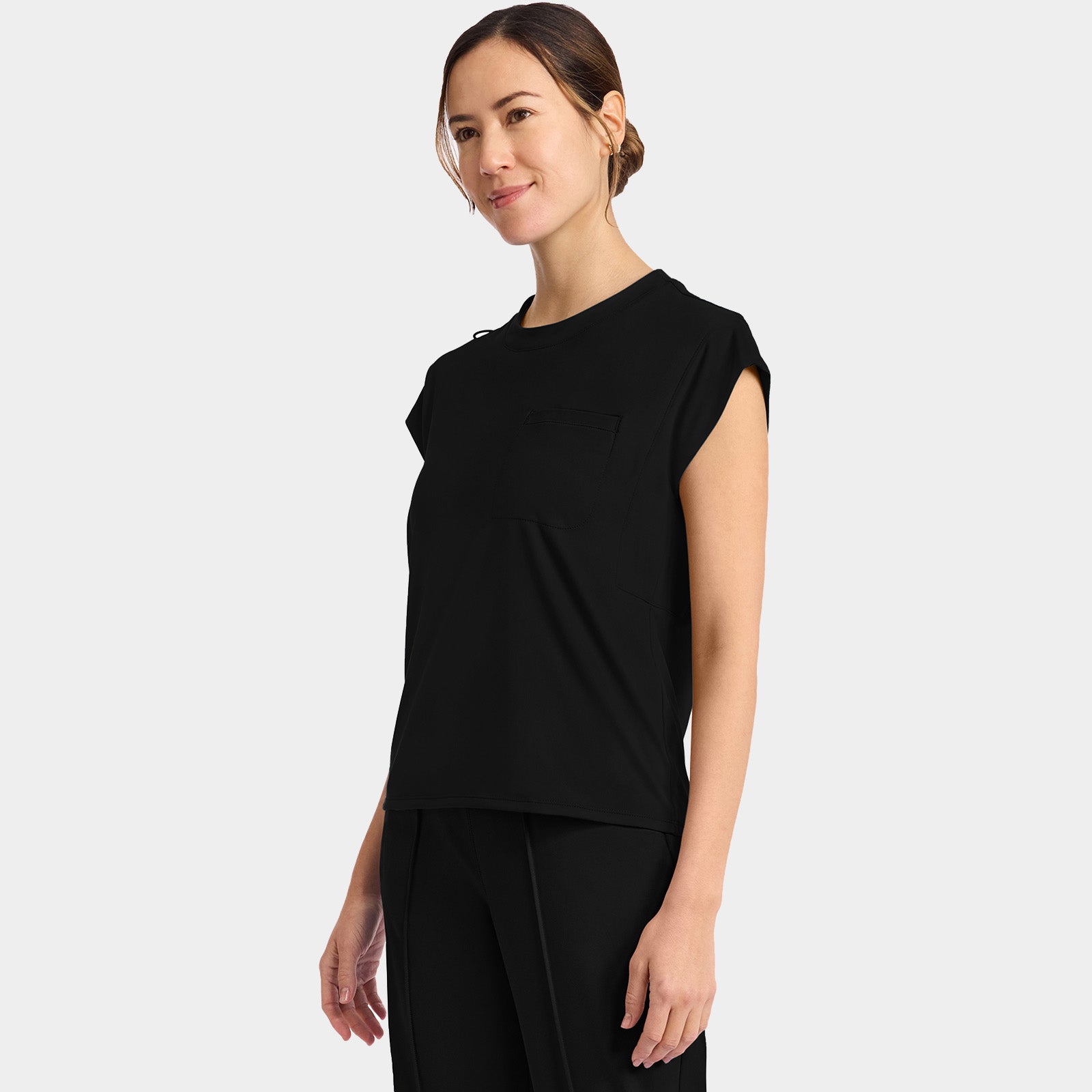Women’s Tuck-In Crew Neck Scrub Top | CK936