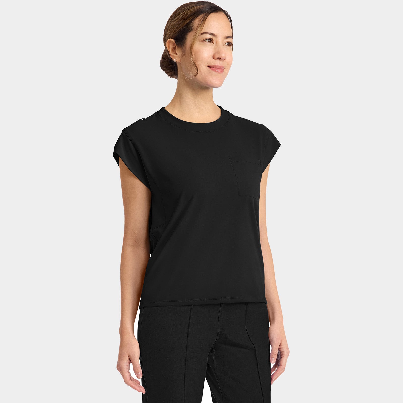 Women’s Tuck-In Crew Neck Scrub Top | CK936