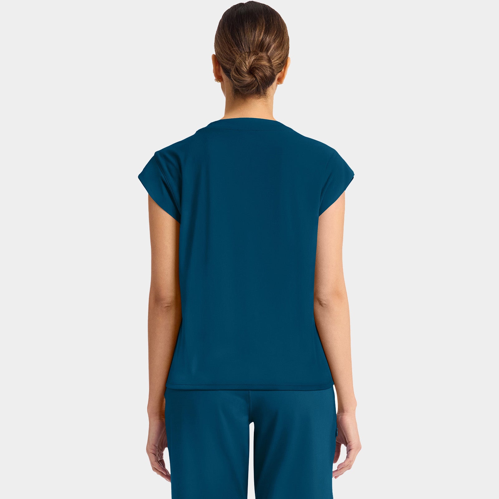 Women’s Tuck-In Crew Neck Scrub Top | CK936