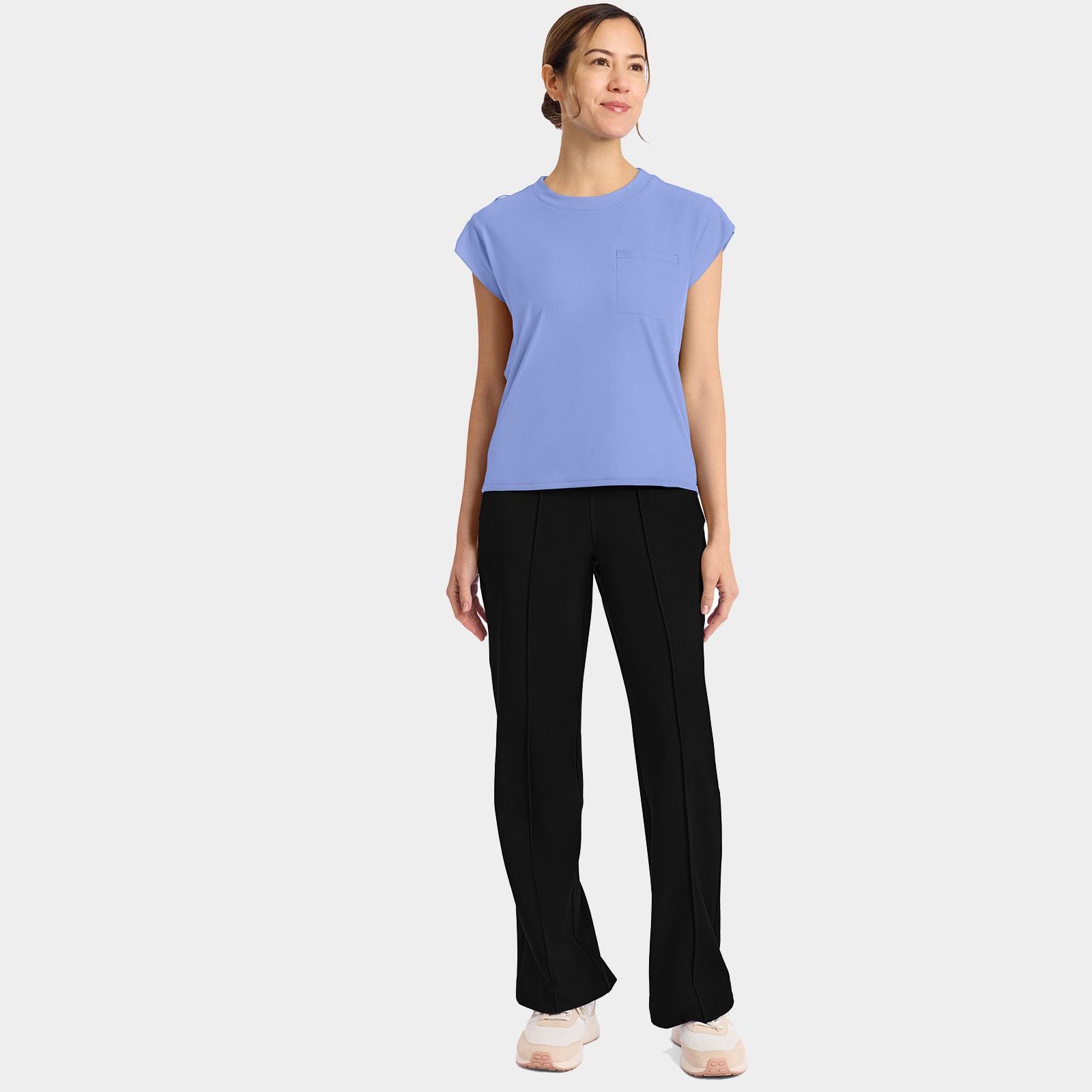 Women’s Tuck-In Crew Neck Scrub Top | CK936