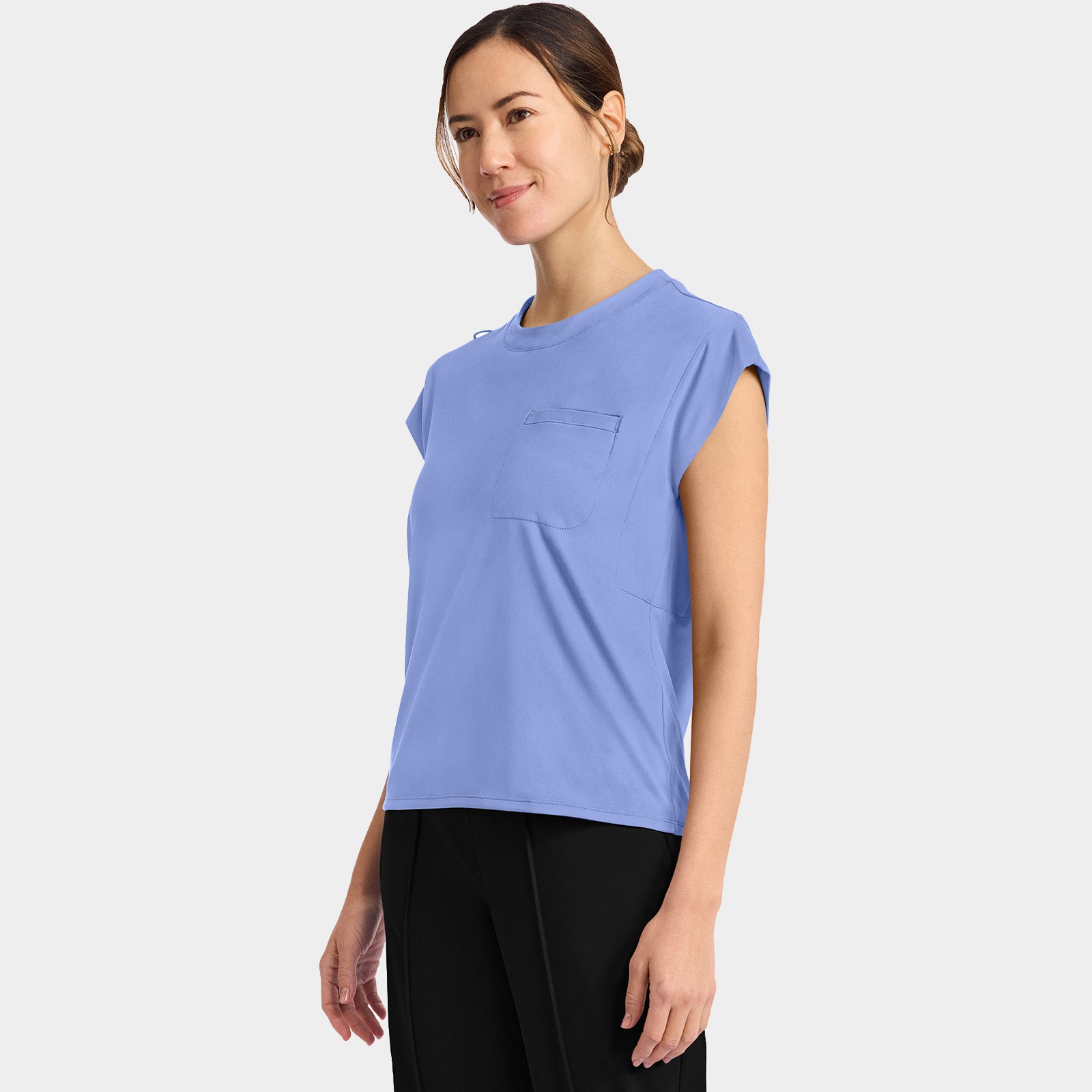 Women’s Tuck-In Crew Neck Scrub Top | CK936