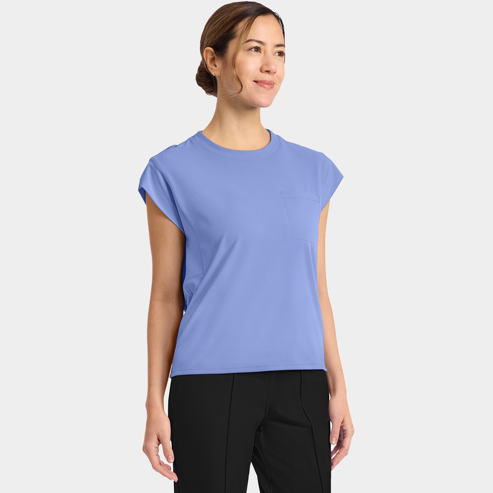Women’s Tuck-In Crew Neck Scrub Top | CK936