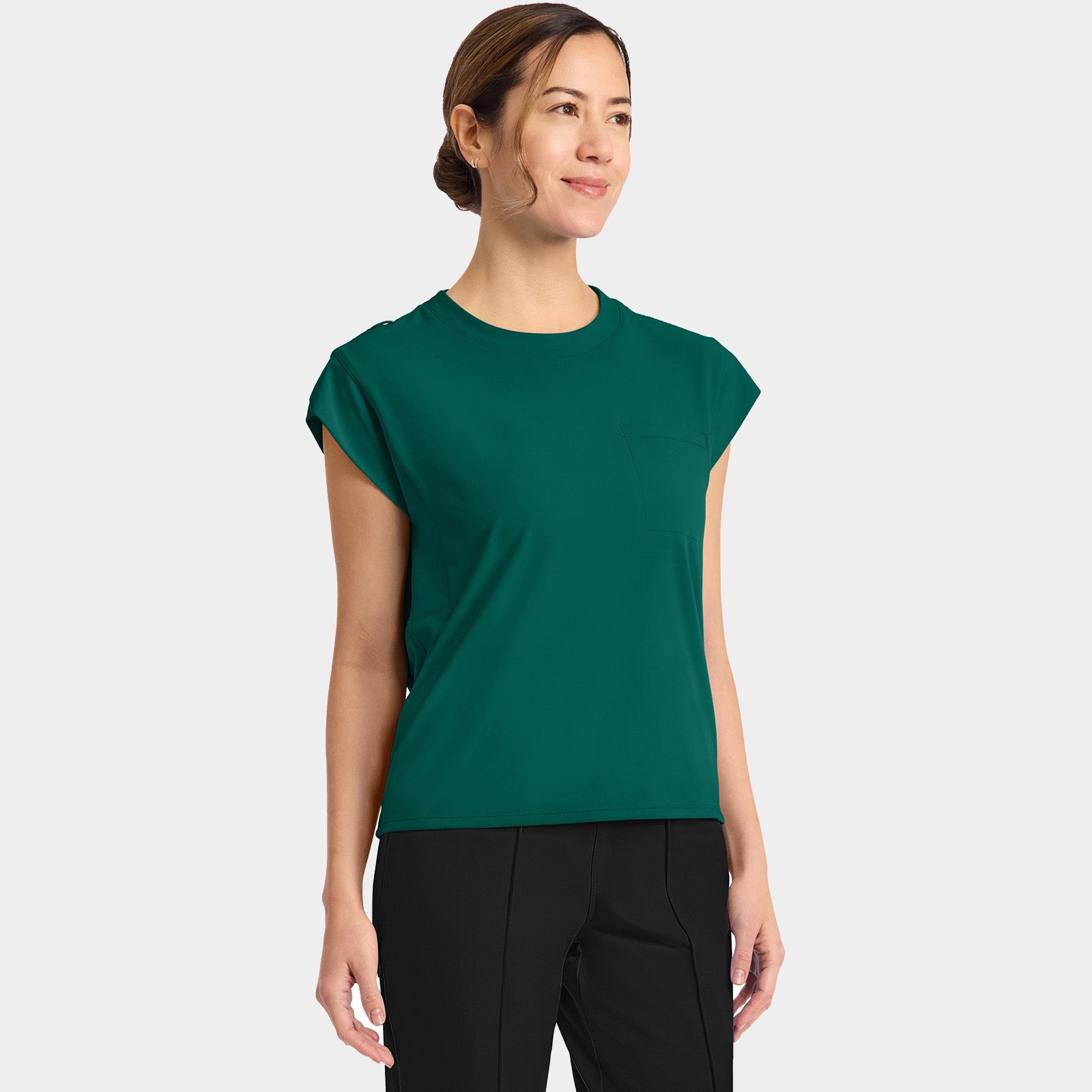 Women’s Tuck-In Crew Neck Scrub Top | CK936