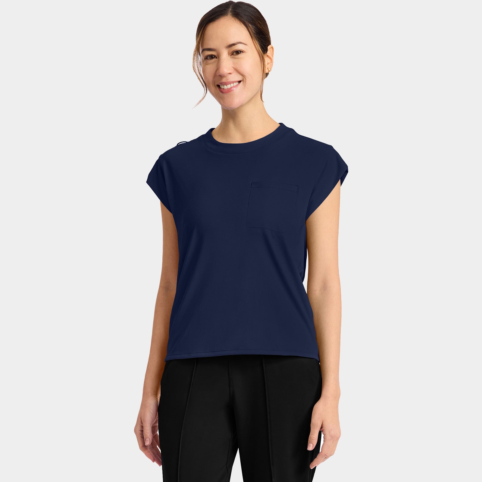 Women’s Tuck-In Crew Neck Scrub Top | CK936