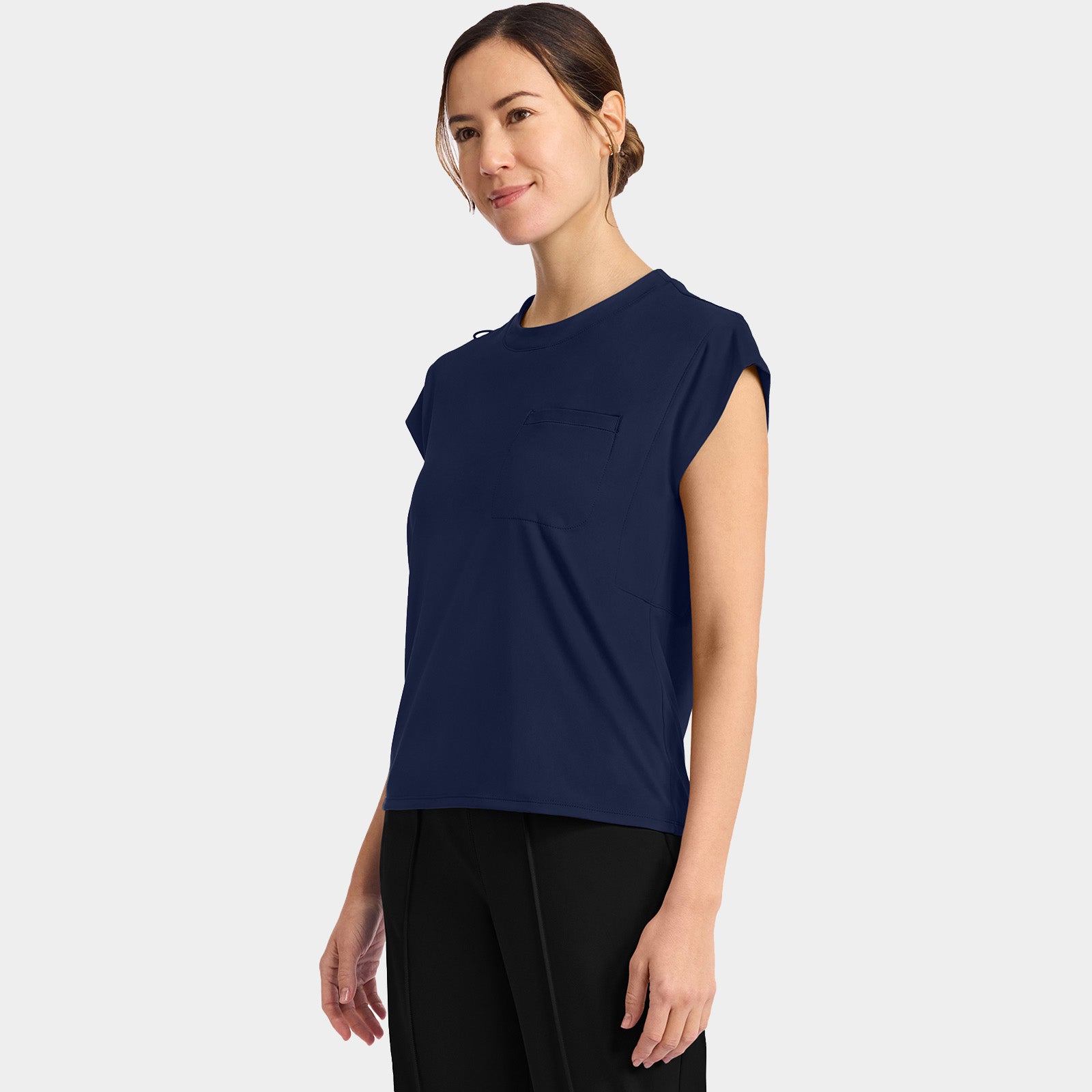 Women’s Tuck-In Crew Neck Scrub Top | CK936