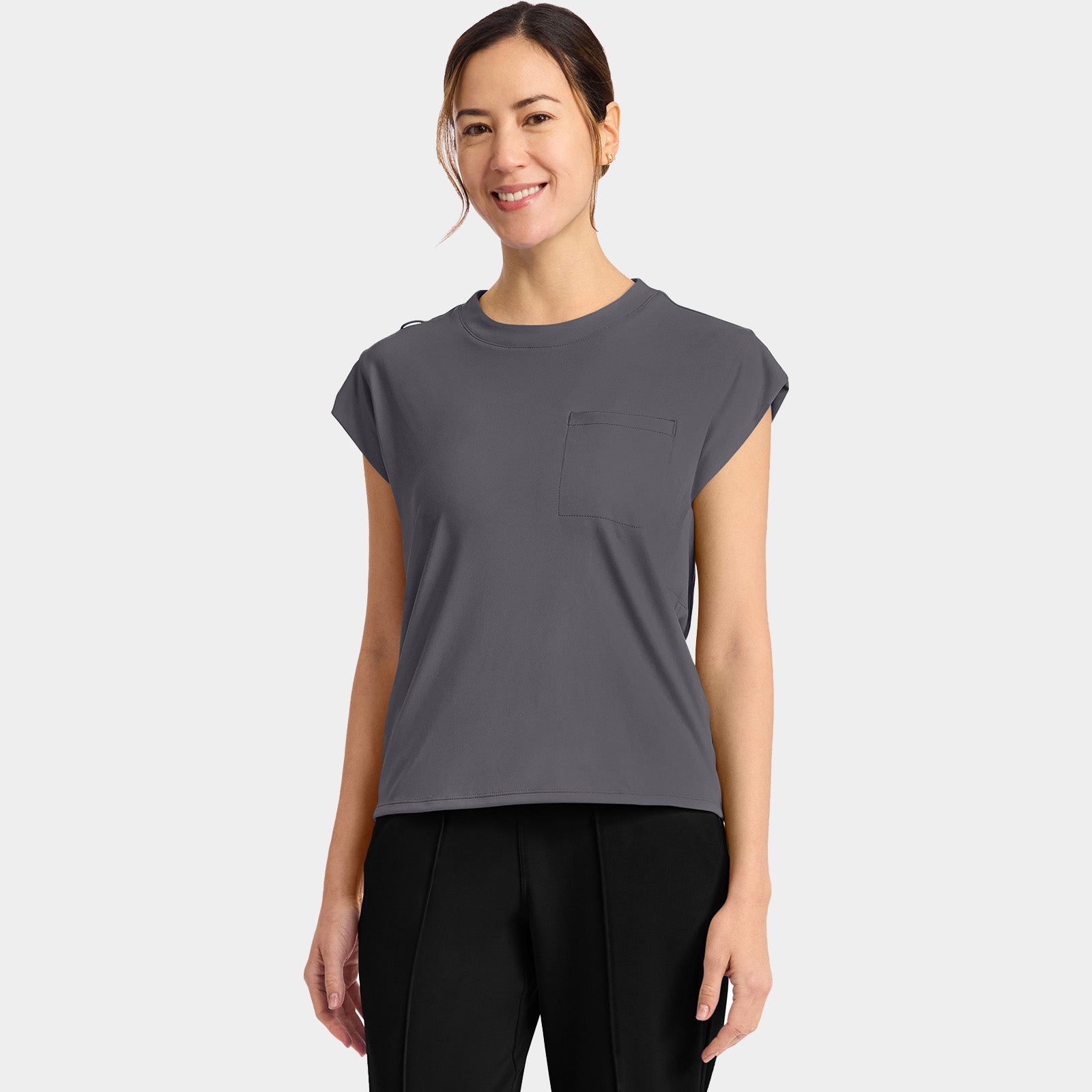 Women’s Tuck-In Crew Neck Scrub Top | CK936
